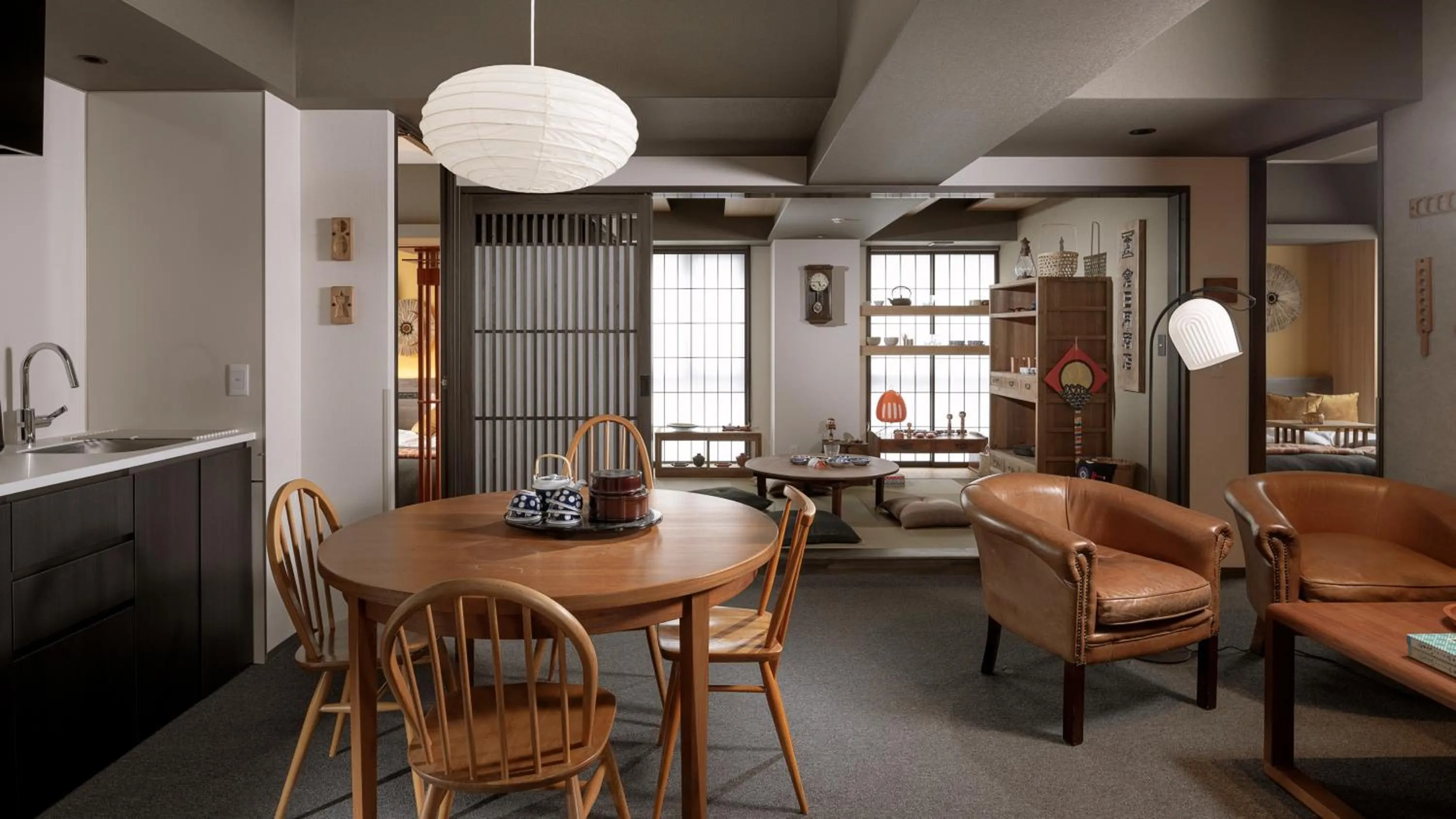 Photo of the whole room in MIMARU SUITES Kyoto Central