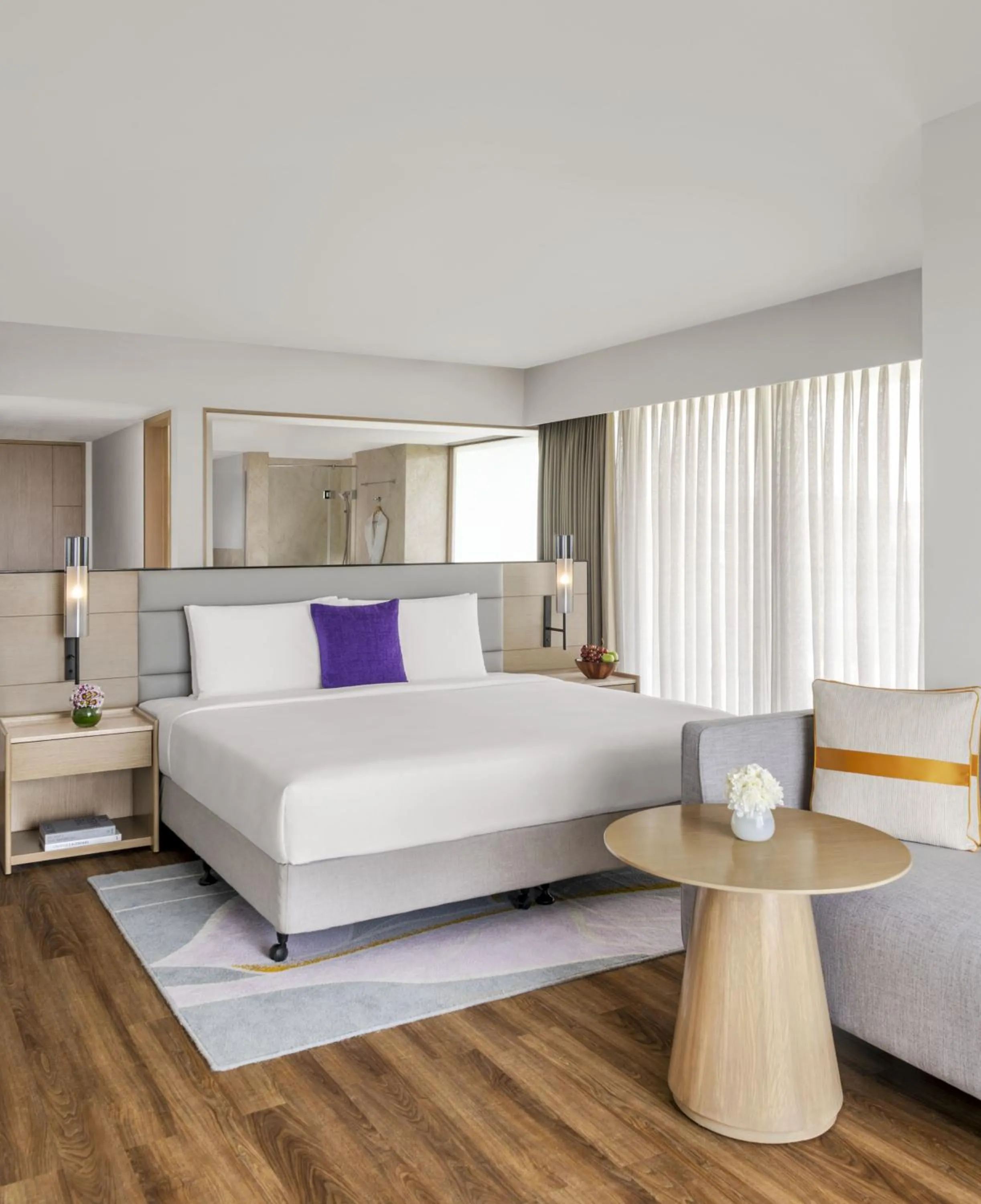 Bed in Vivanta Goa, Miramar