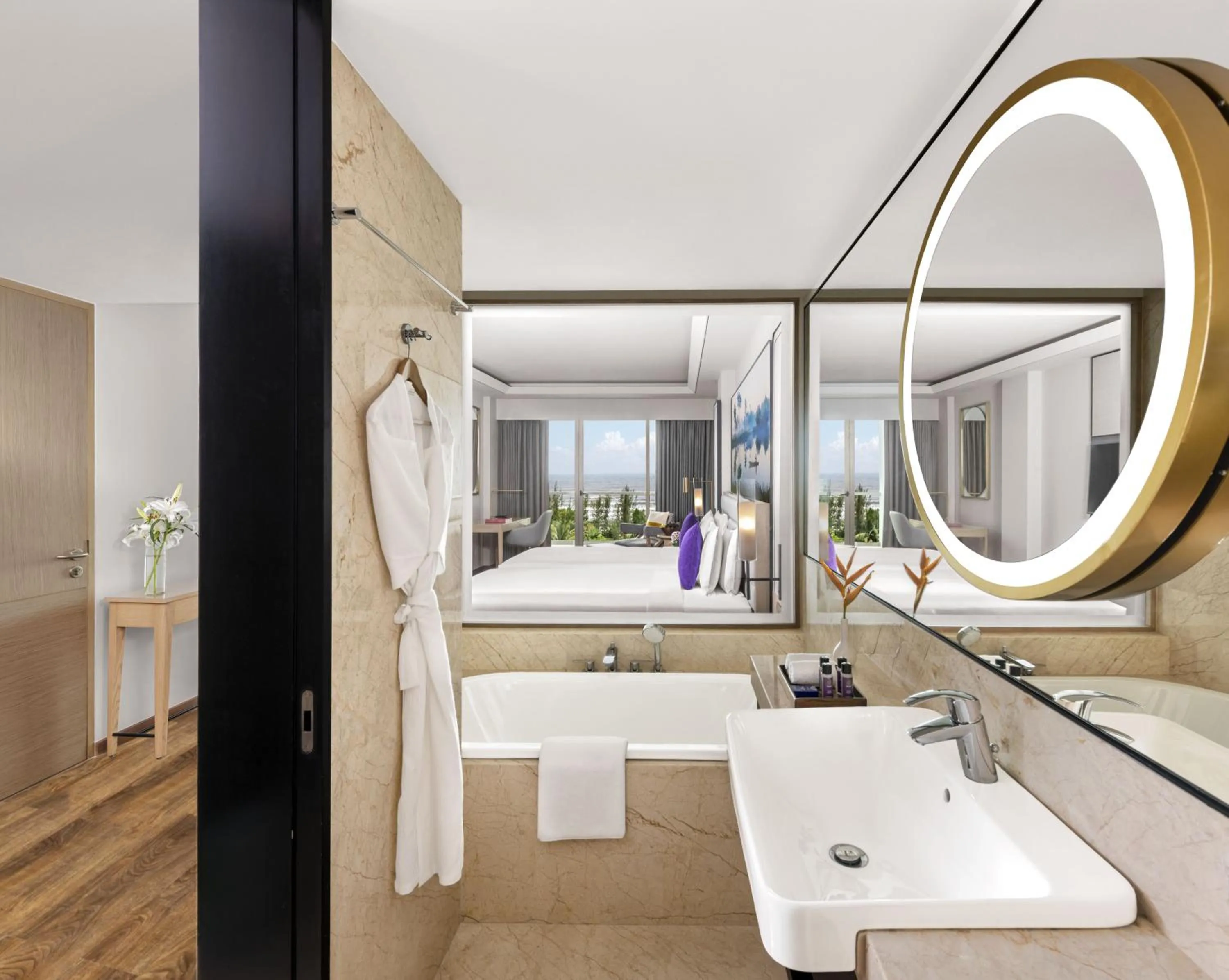 Bathroom in Vivanta Goa, Miramar