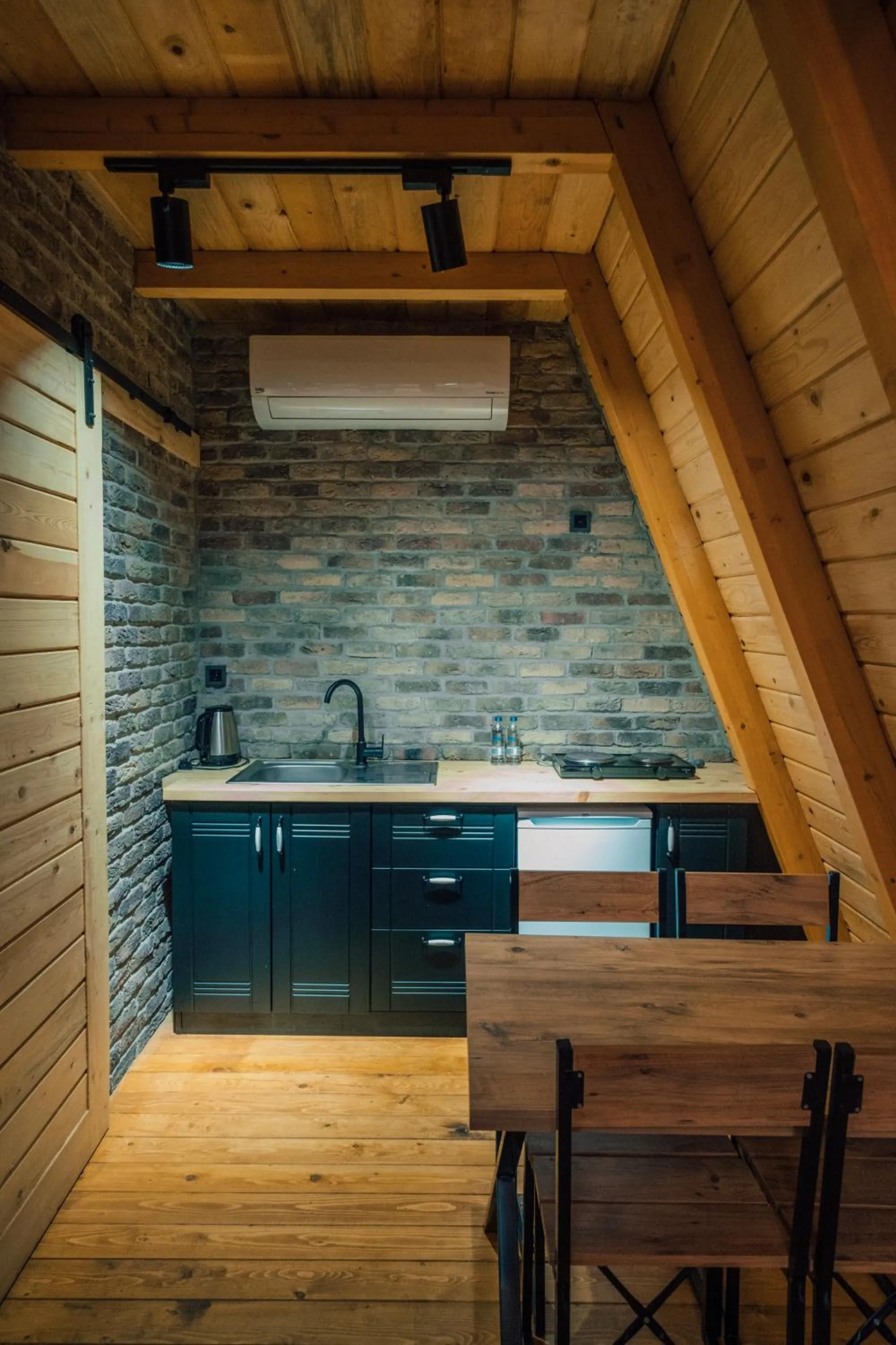 Kitchen or kitchenette in Babil Bungalow Boutique Hotel