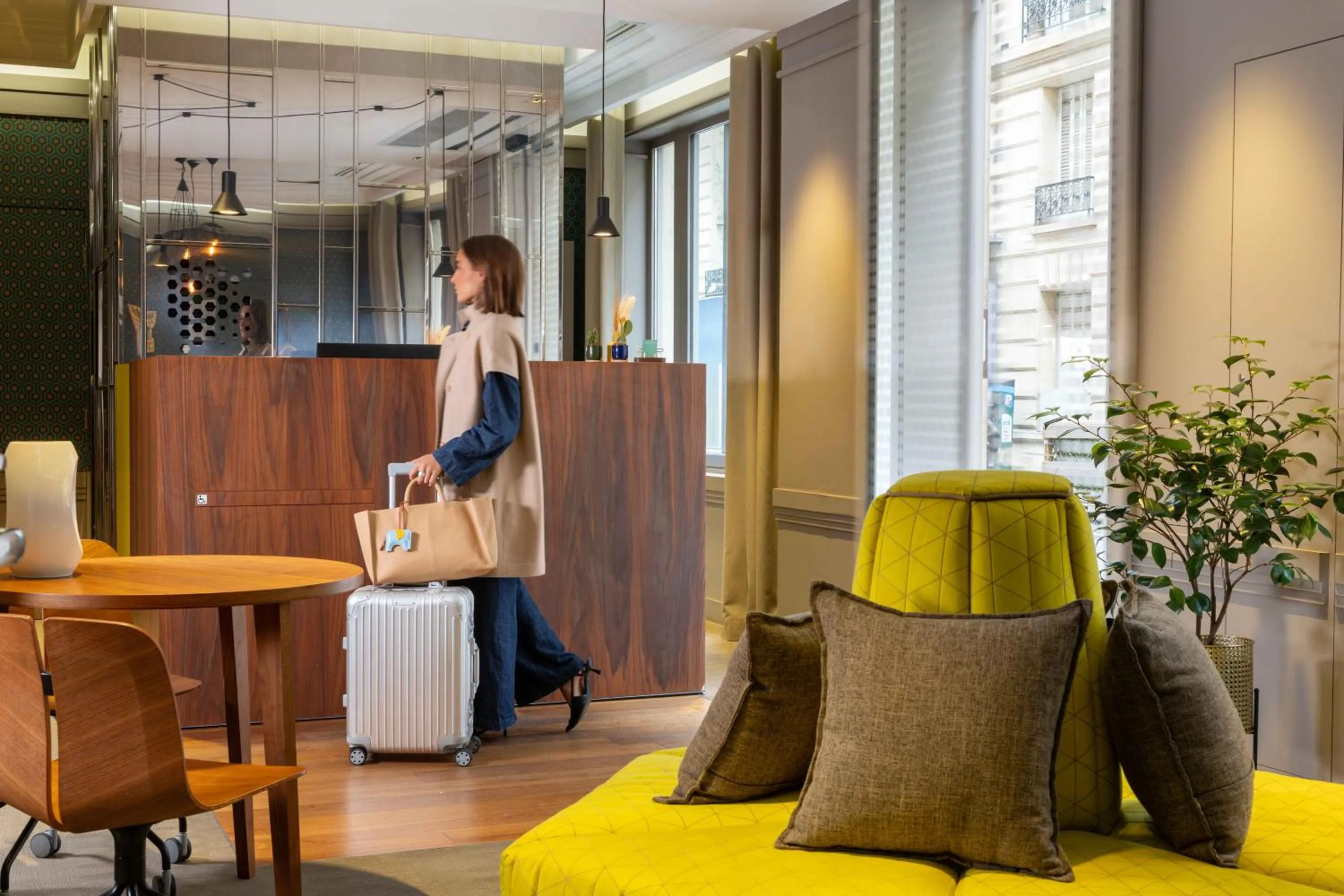 Lobby or reception in Hôtel Sophie Germain
