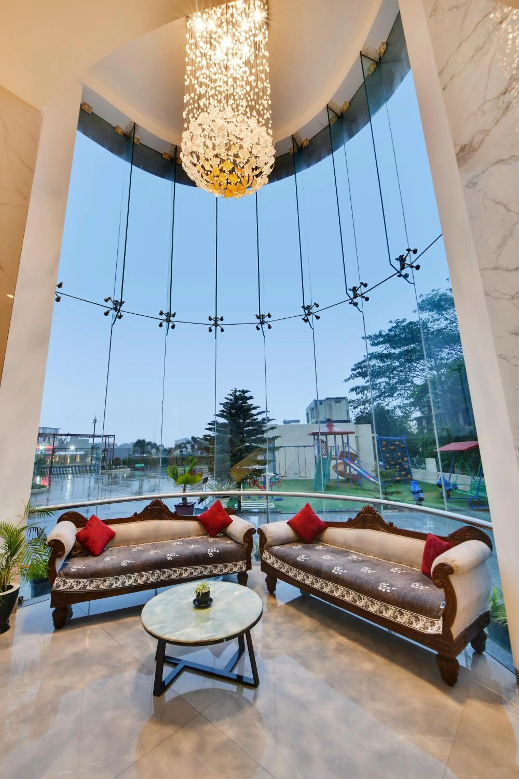 Lobby or reception in Rakabi The Fern, Igatpuri