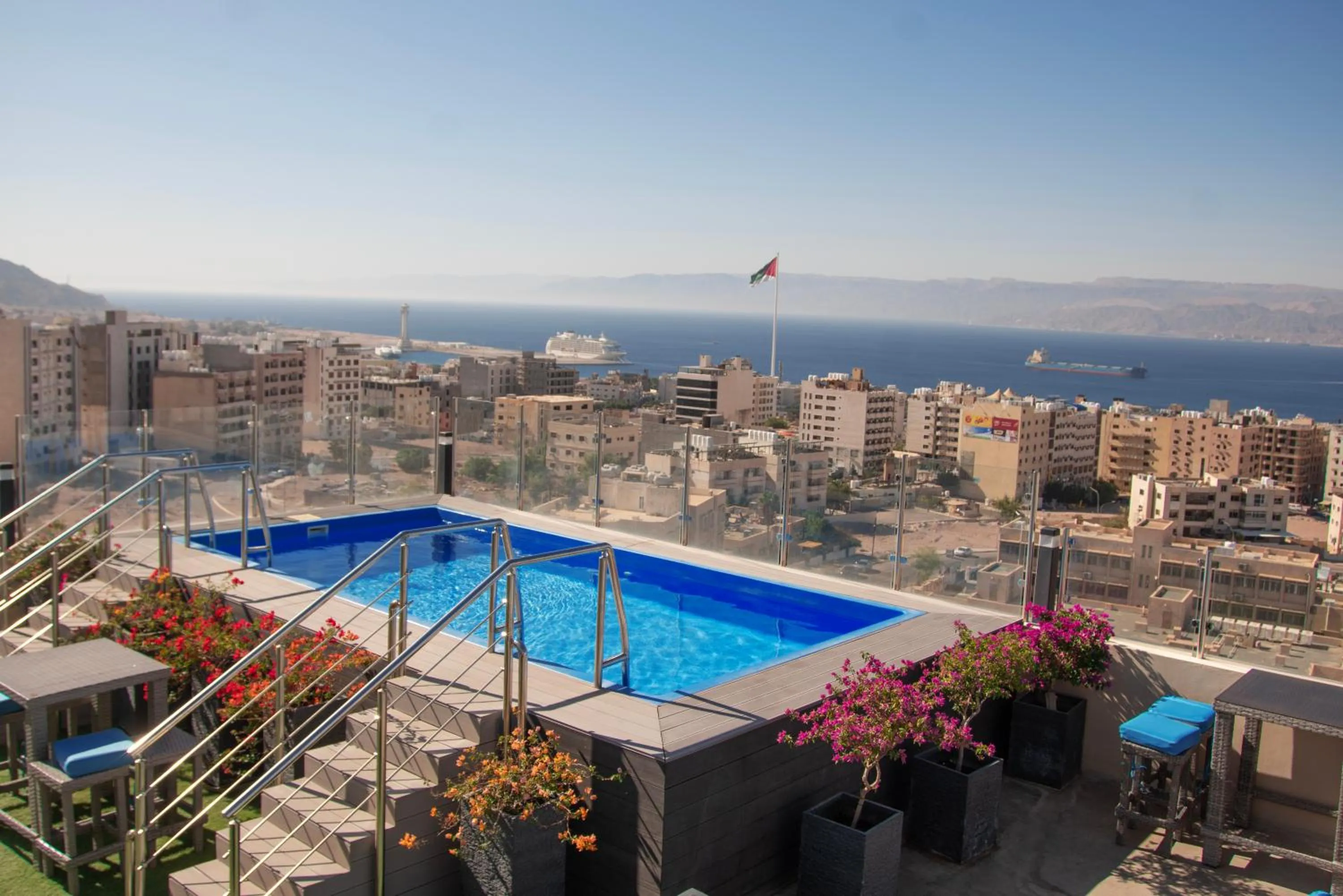 Pool view in Baity Boutique Hotel