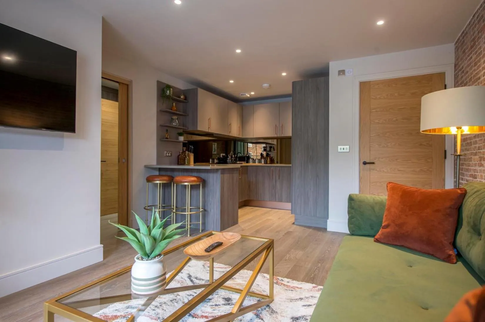 Living room in The Quadrant - The Palm Suite