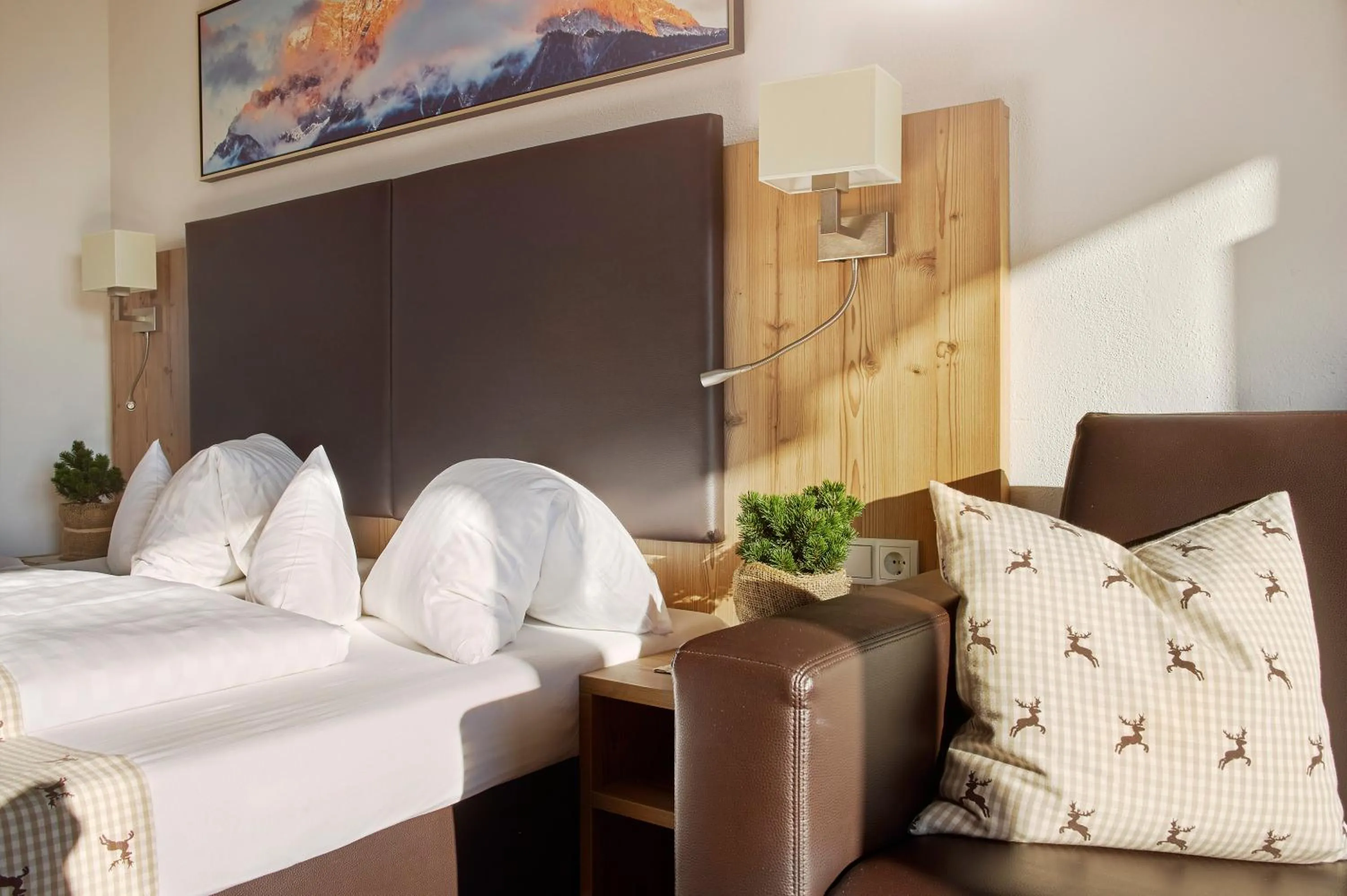 Decorative detail, Bed in Hotel Venetblick