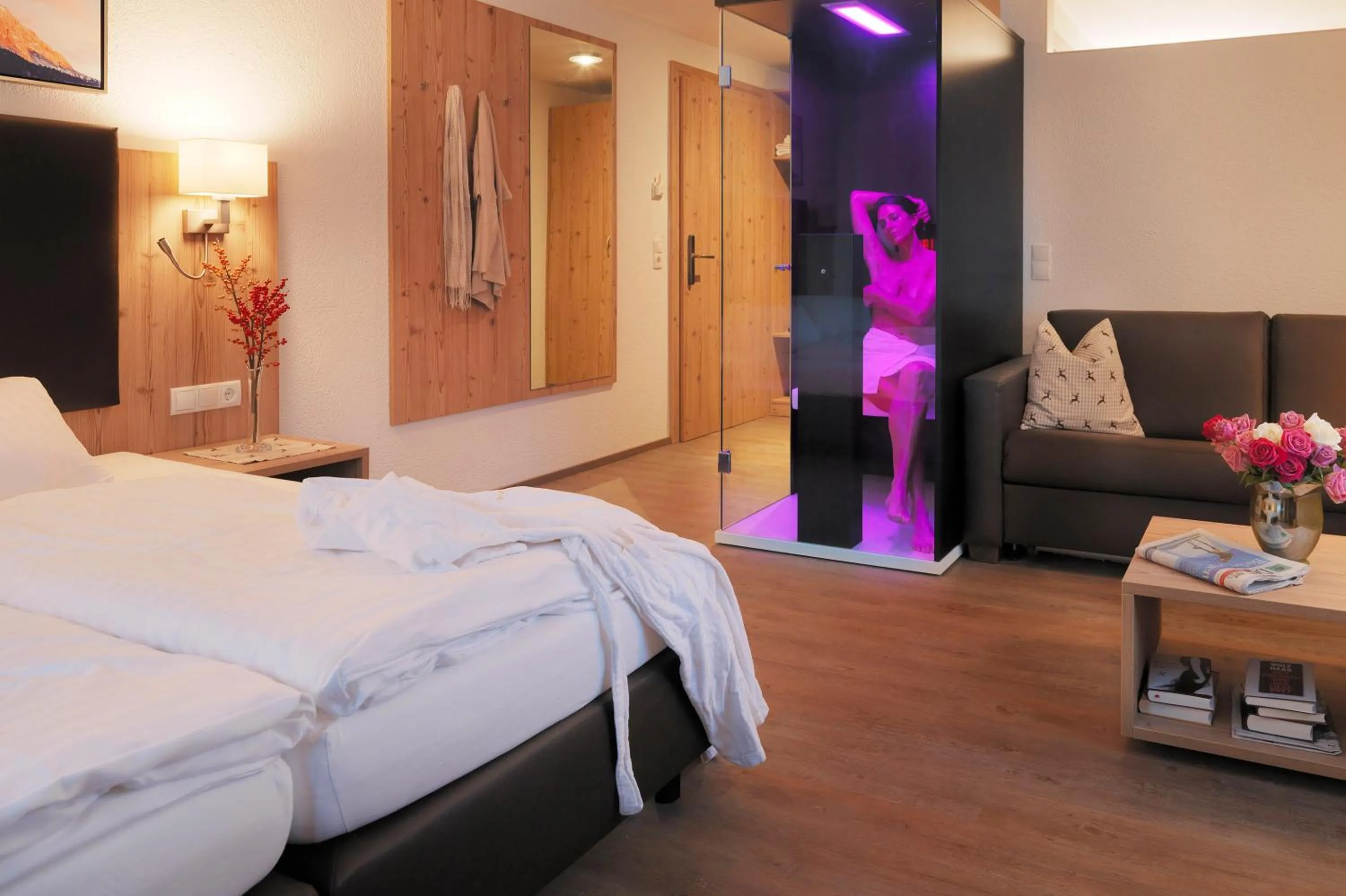 Photo of the whole room, Bed in Hotel Venetblick