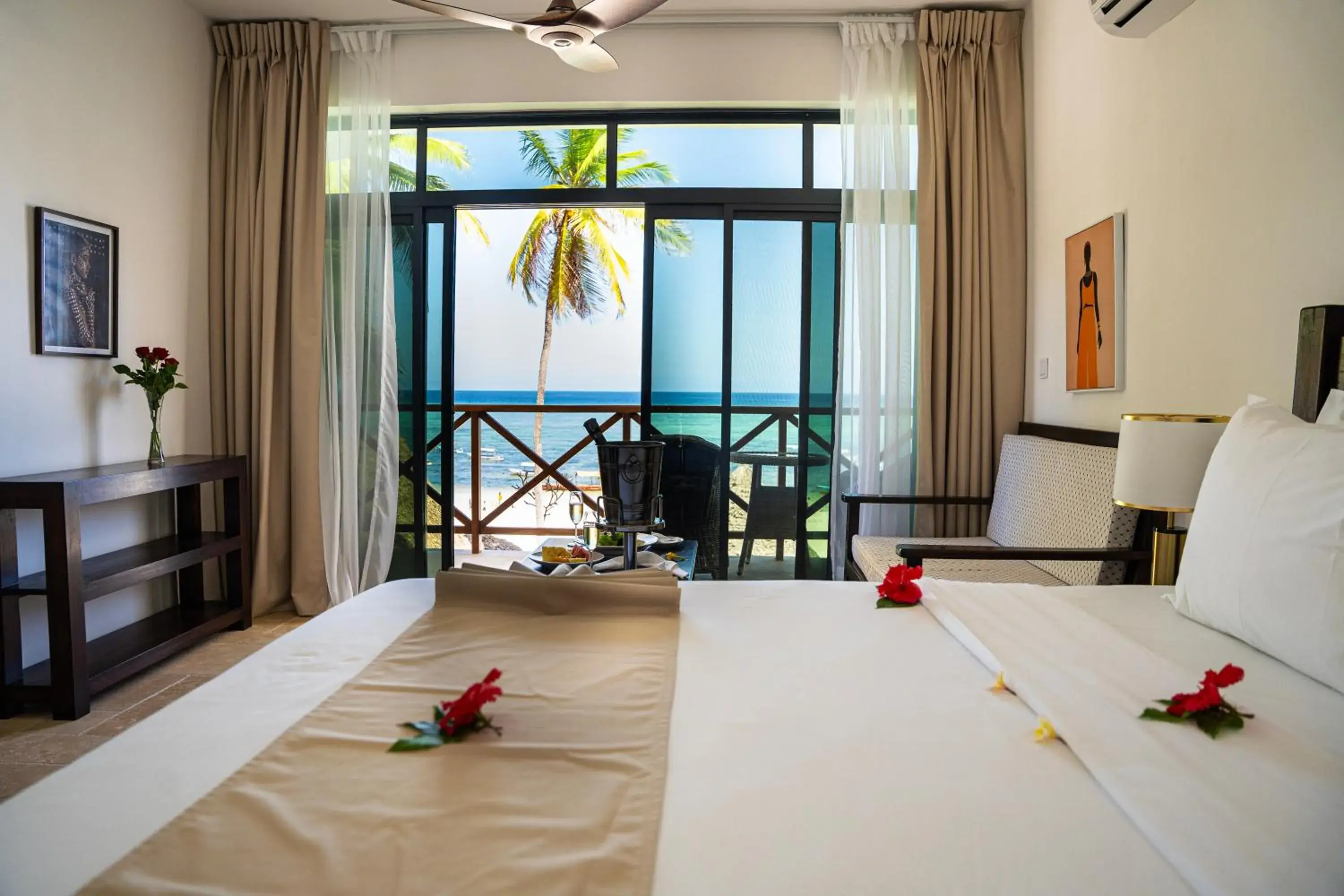 Double Room with Partial Ocean View in Alladin Boutique Beach Hotel and SPA Zanzibar Double Room with Partial Ocean View in Alladin Boutique Beach Hotel and SPA Zanzibar