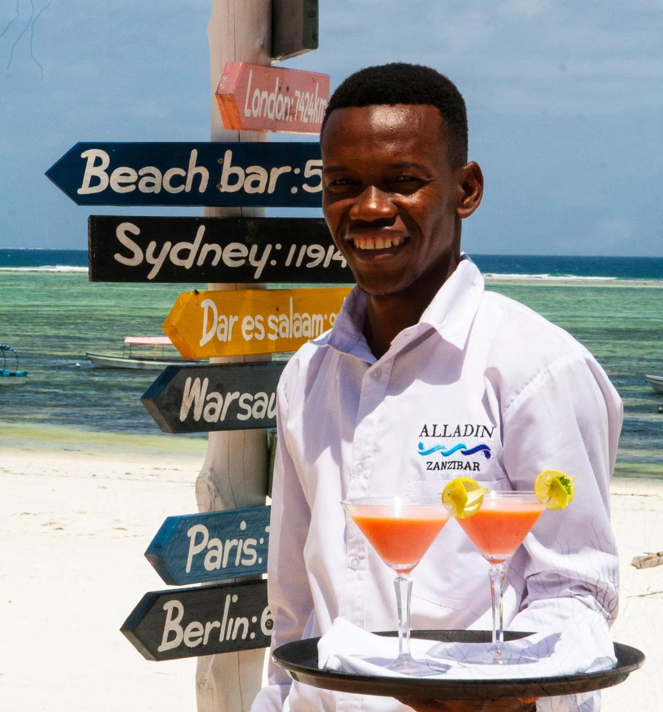 room service in Alladin Boutique Beach Hotel and SPA Zanzibar