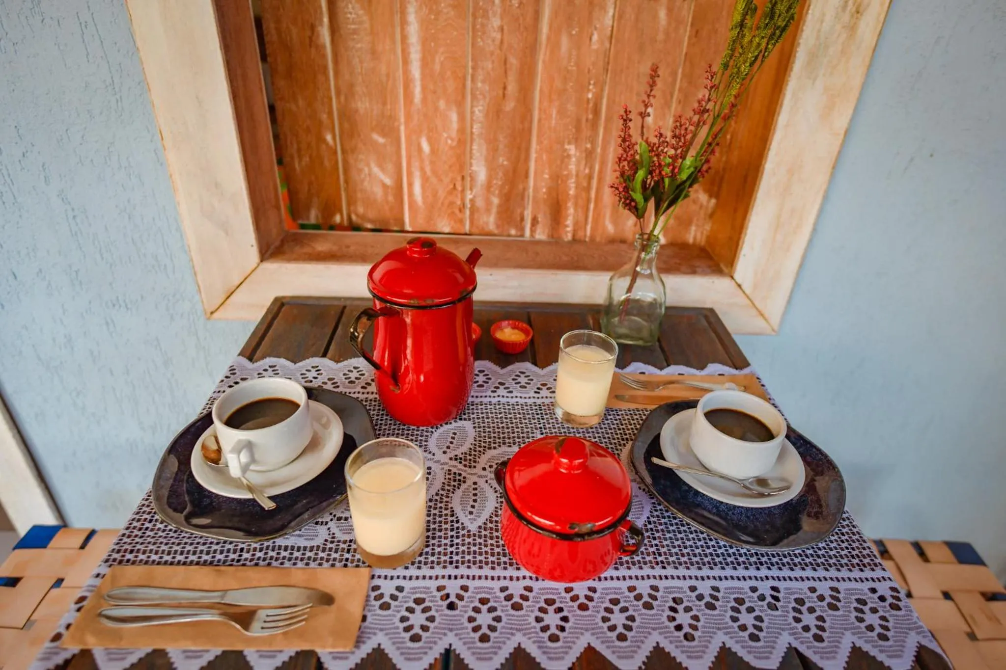 Breakfast in EcoCharme Pousada Netuno