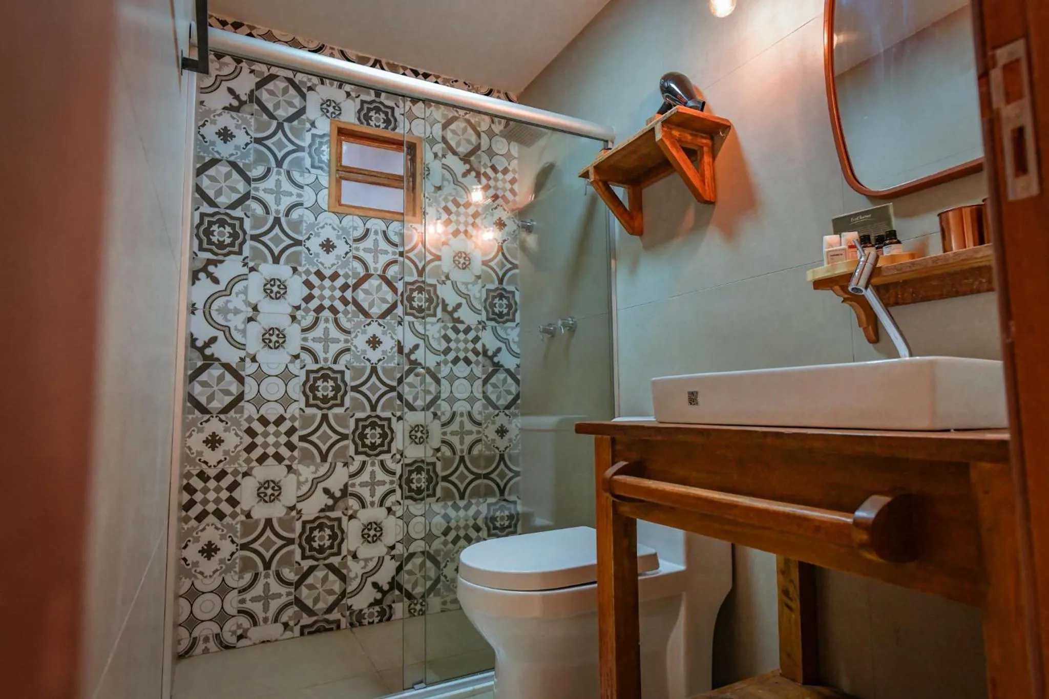 Bathroom in EcoCharme Pousada Netuno