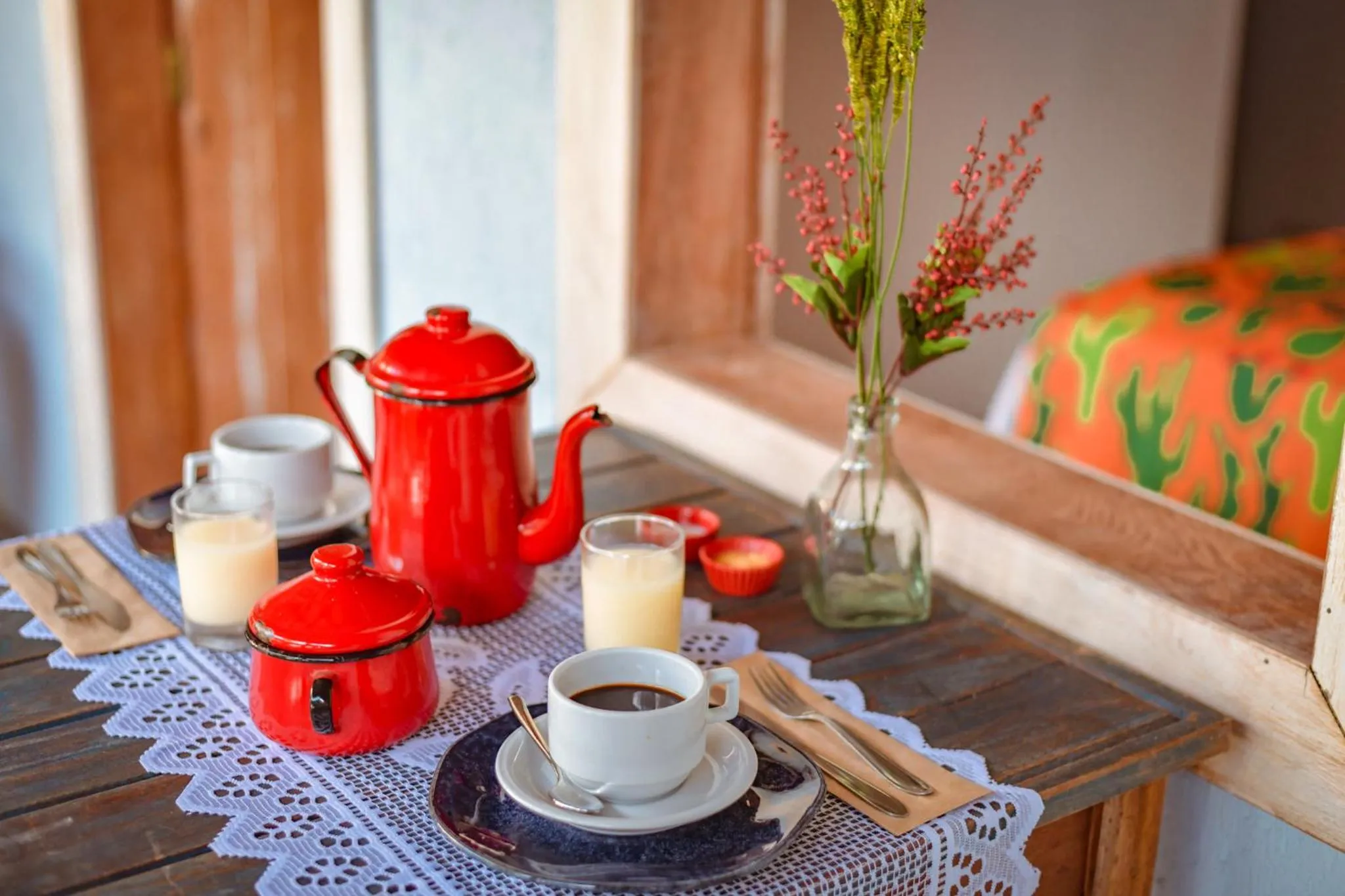 Breakfast in EcoCharme Pousada Netuno