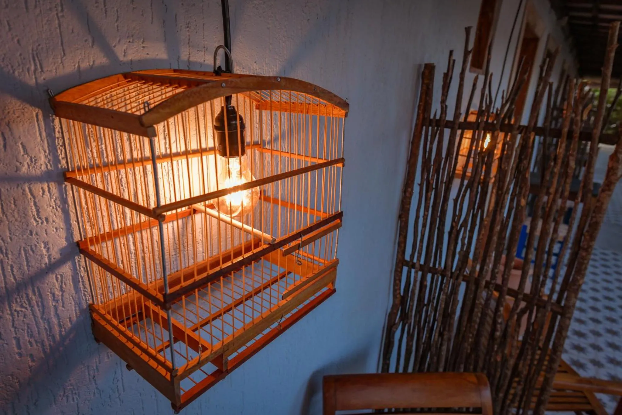 Decorative detail in EcoCharme Pousada Netuno