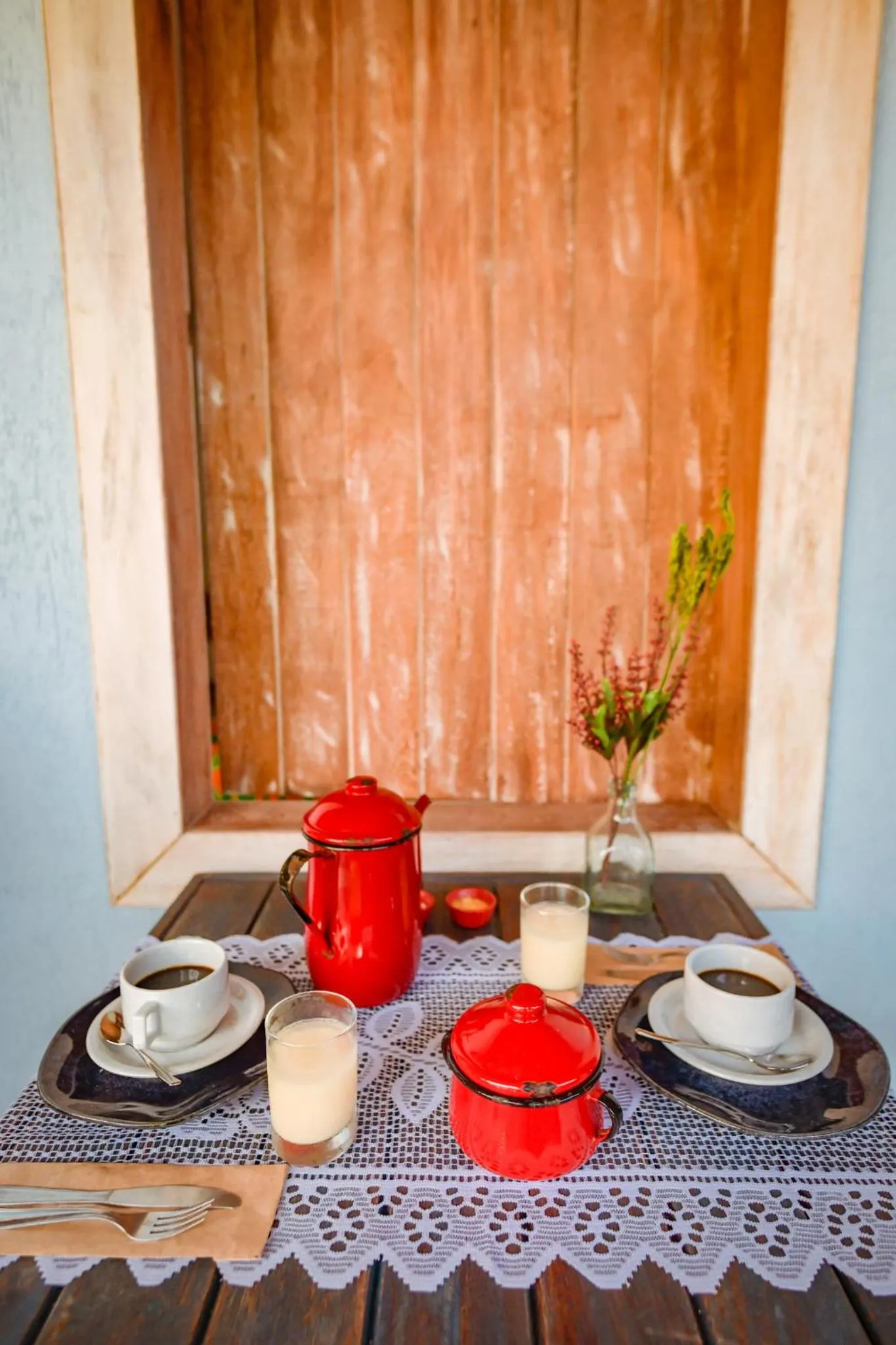 Decorative detail in EcoCharme Pousada Netuno