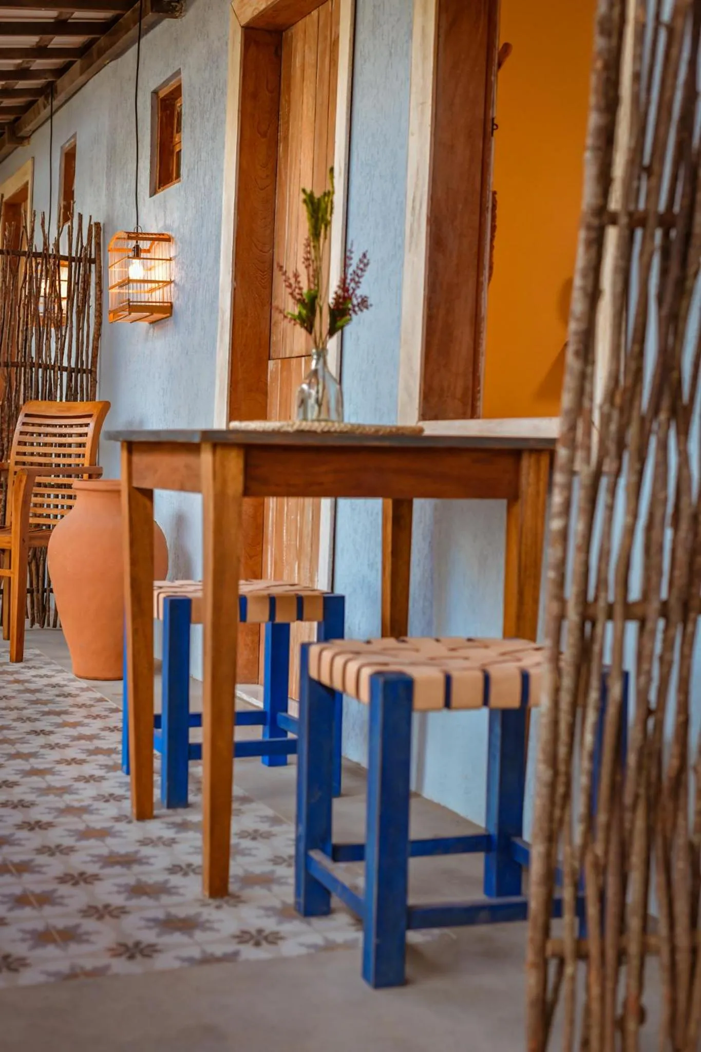 Patio in EcoCharme Pousada Netuno