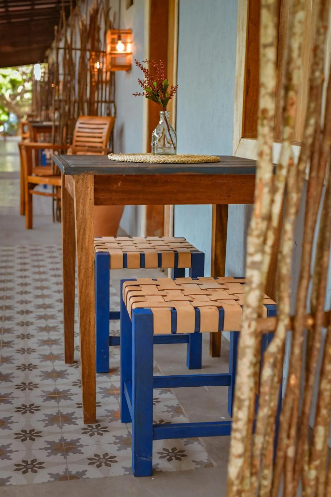 Patio in EcoCharme Pousada Netuno