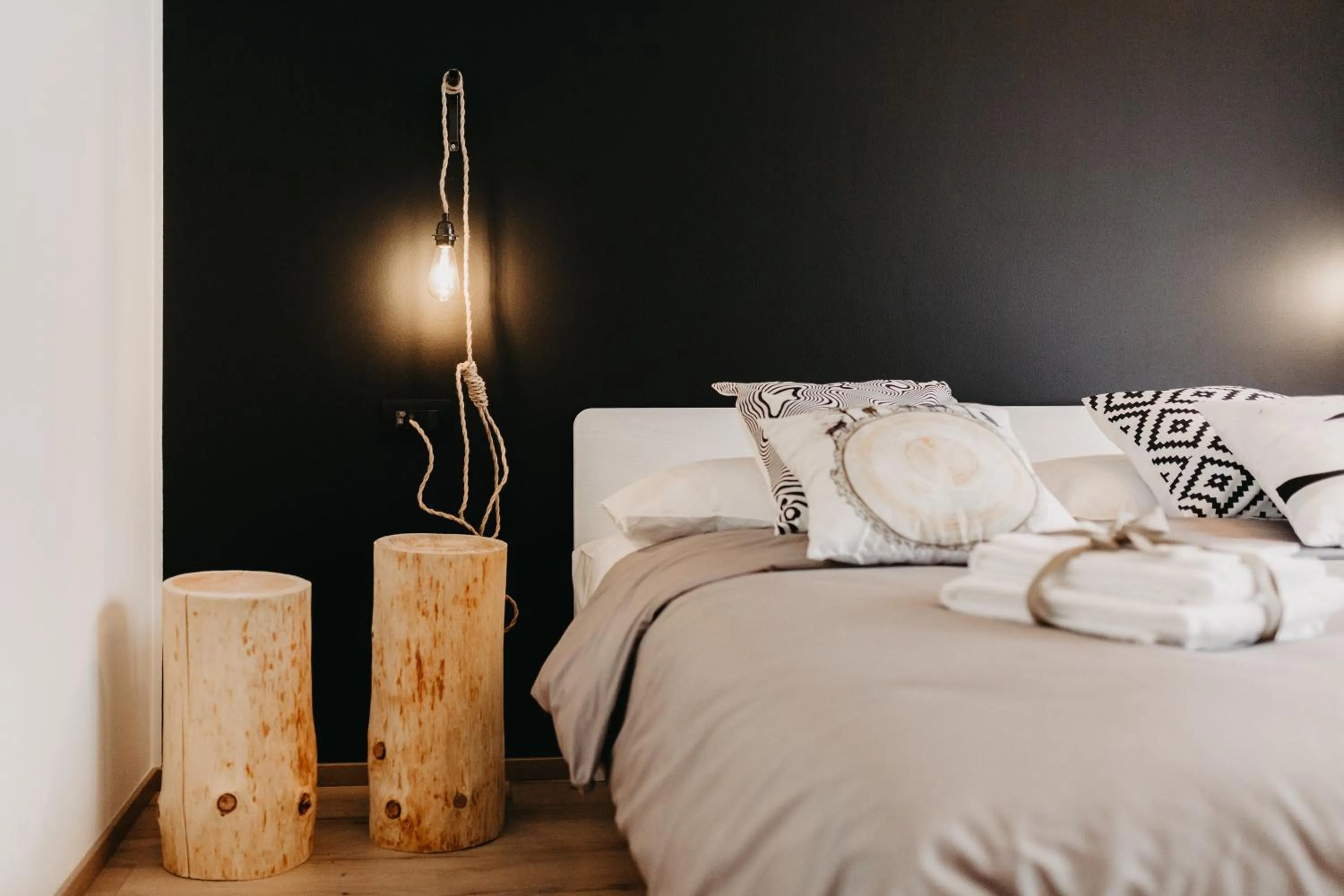 Bed in La Tana del Lupo B&B, family and outdoor sports