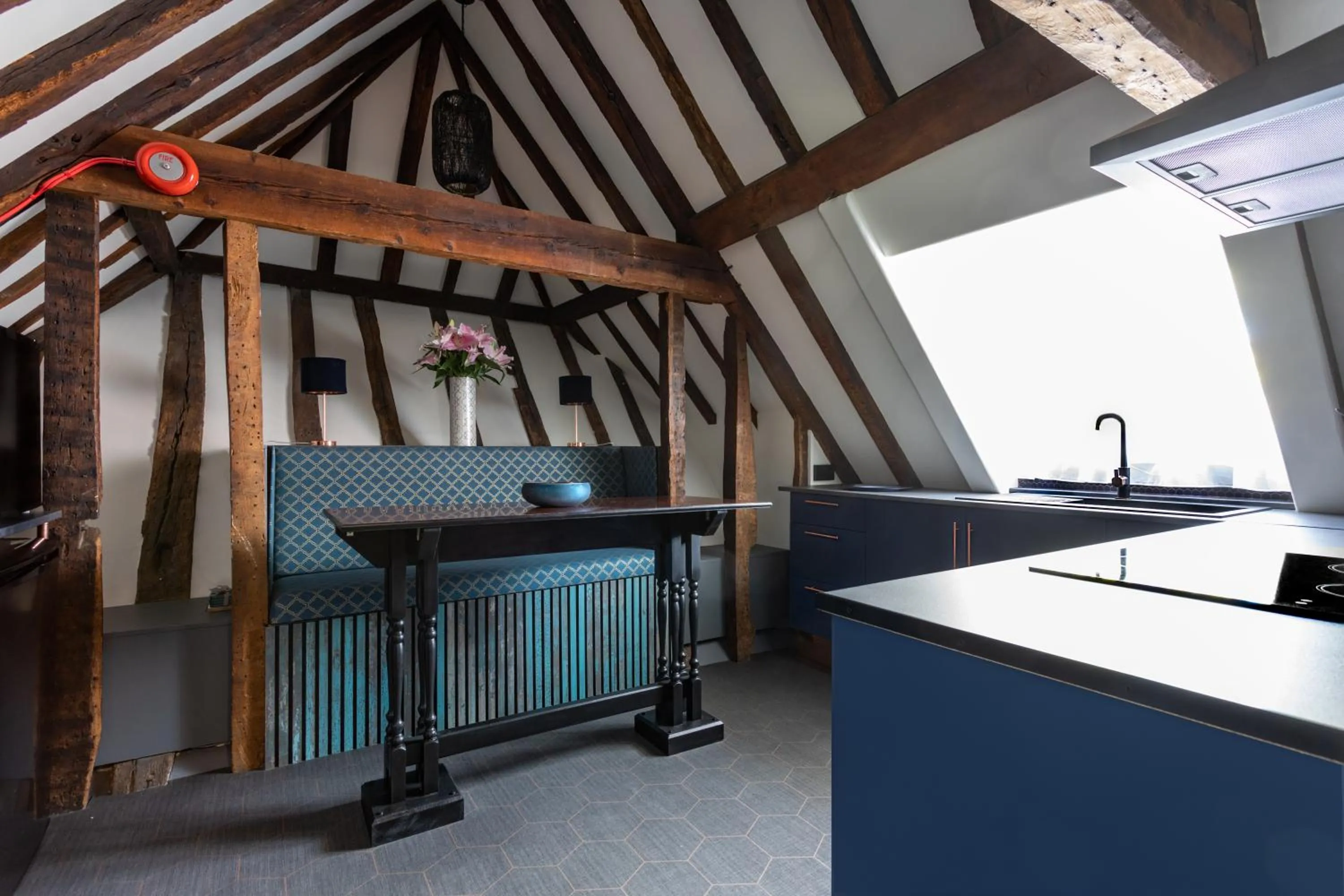 Kitchen or kitchenette in Staycations Maldon