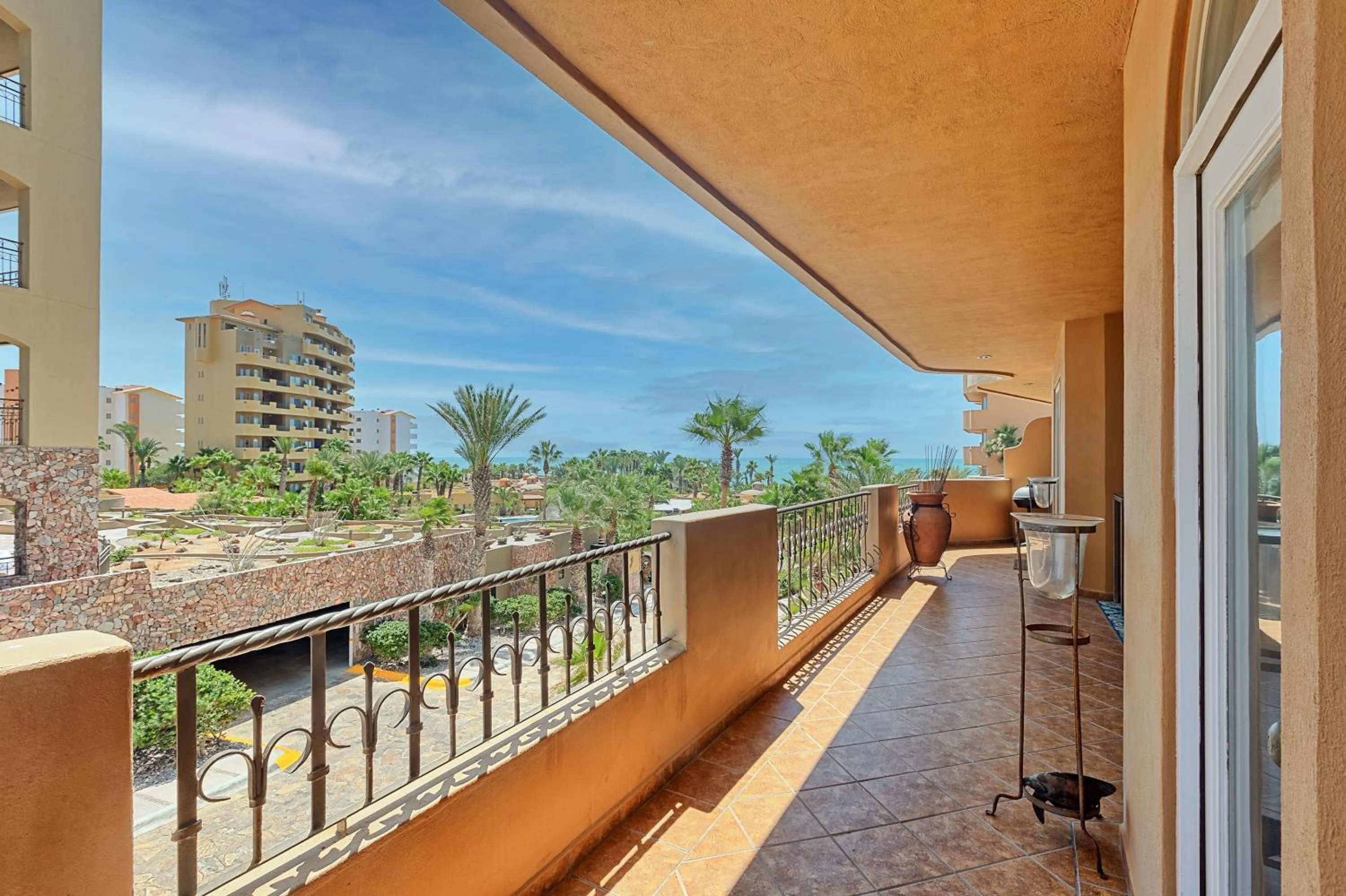 Patio in Bella Sirena Luxury Resort 205-D