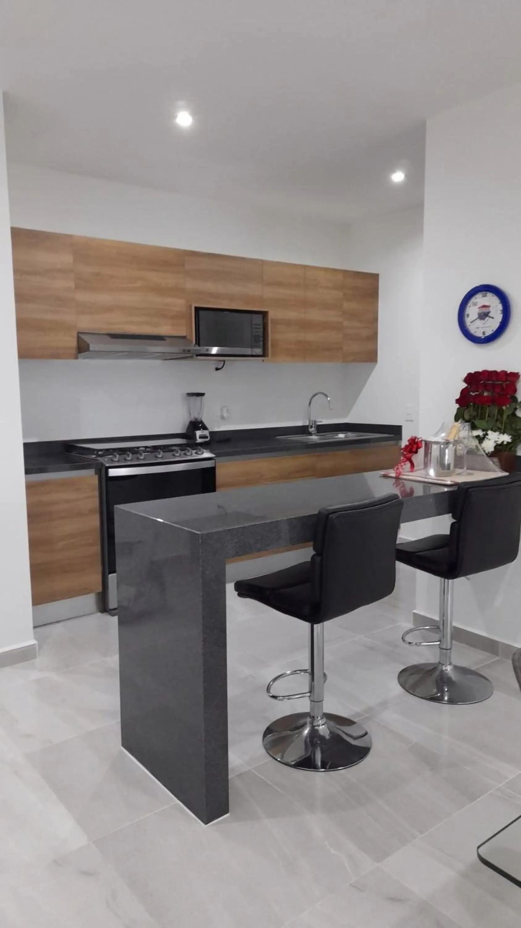 Kitchen or kitchenette in Gorgeous Apartment HOEStel Long Island!