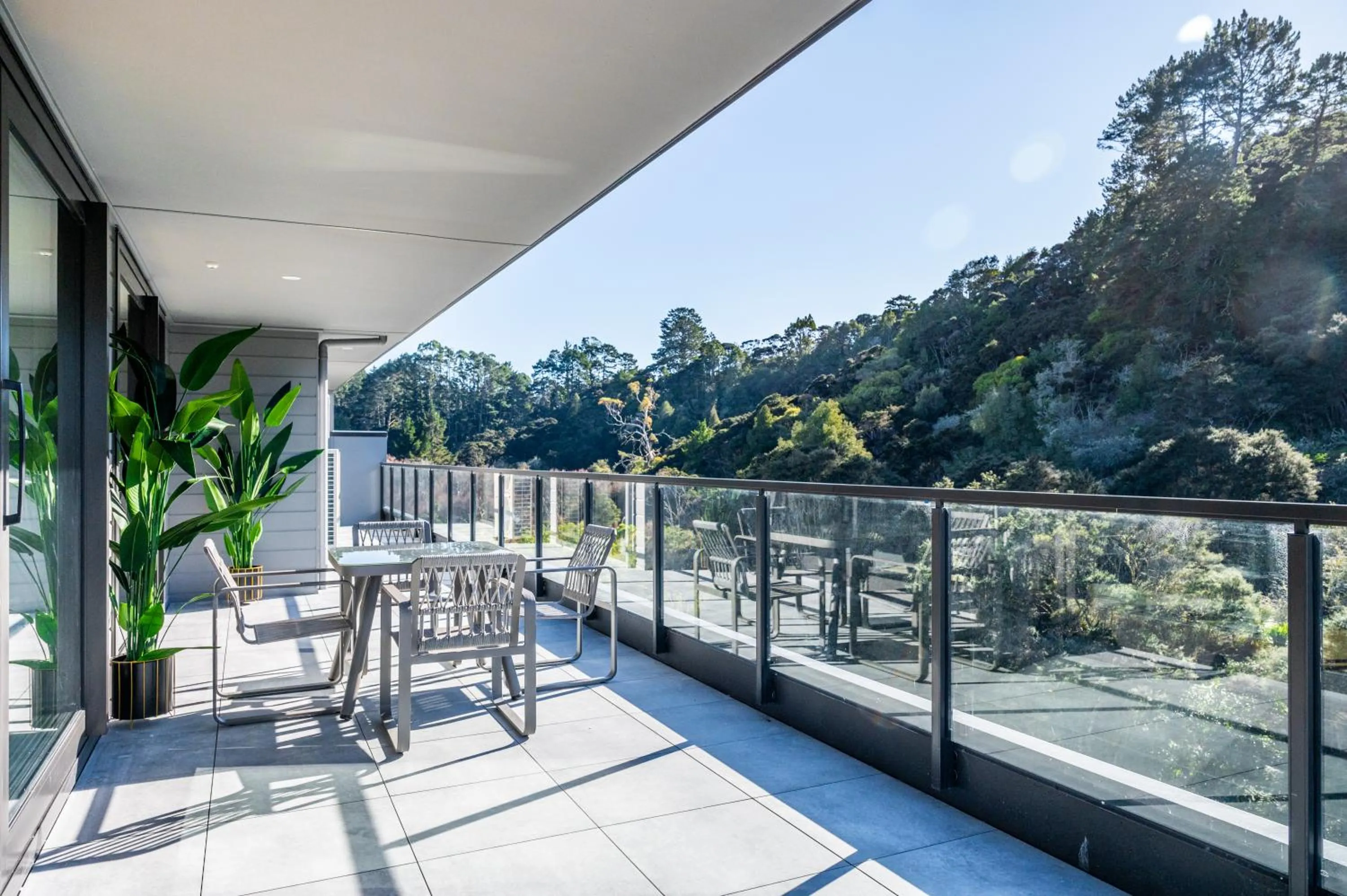 Patio in Sunrise Garden Suites