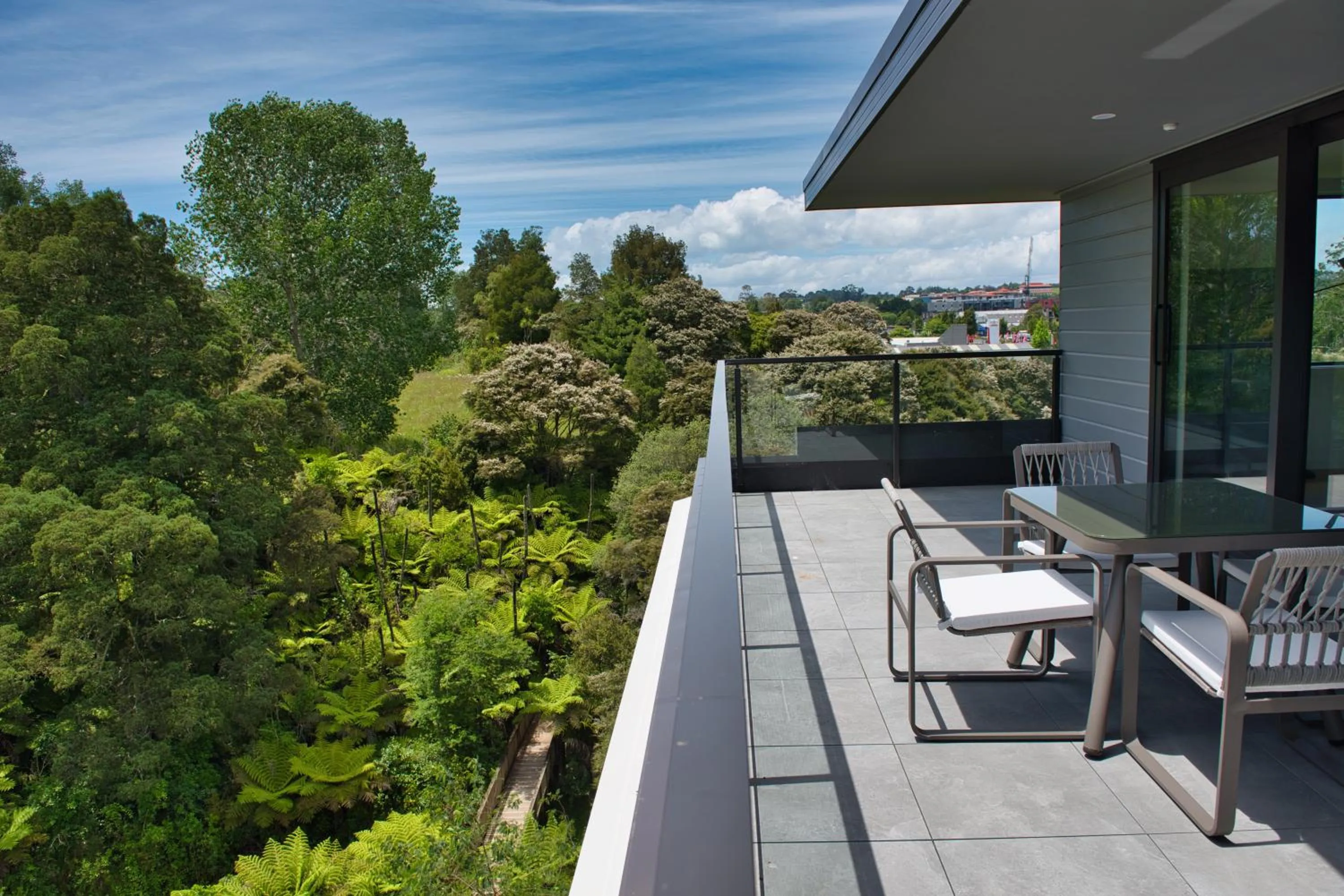 Patio in Sunrise Garden Suites