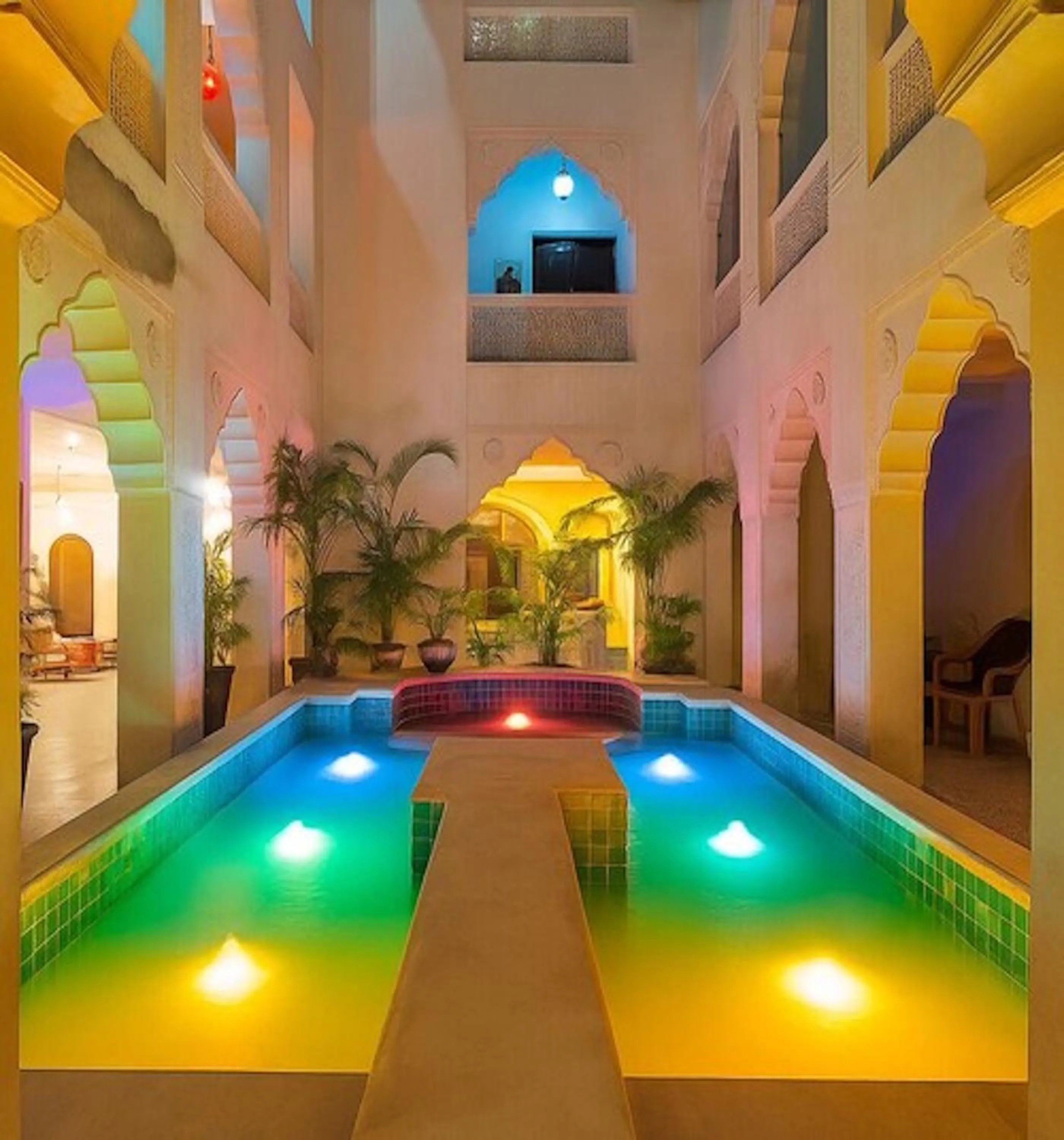 Property building in Jyoti Mahal - A Royal Heritage Hotel - Award Winning Hotel - Close to Connaught Place