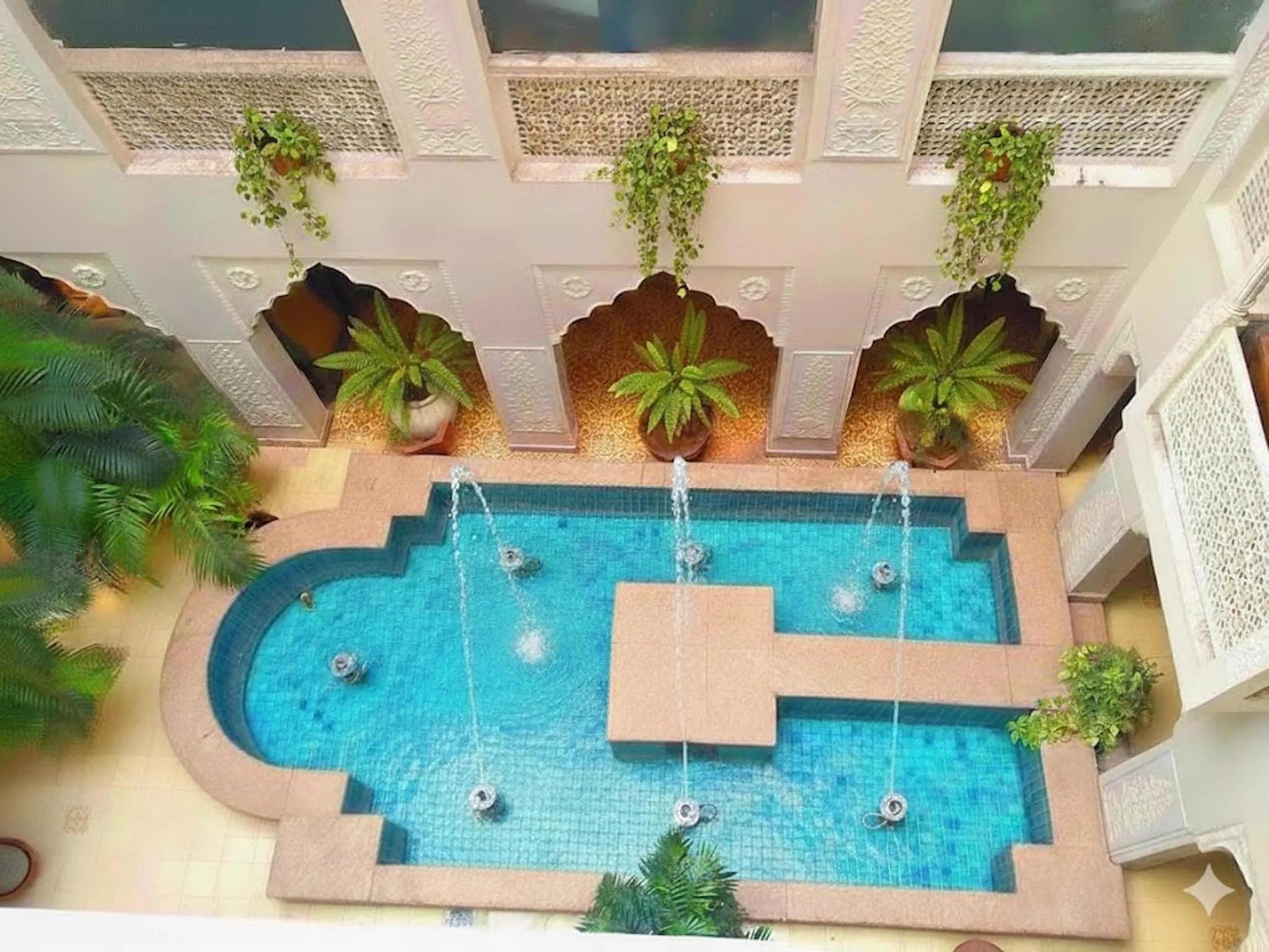 Facade/entrance in Jyoti Mahal - An Award Winning Royal Heritage Hotel - Close to Connaught Place