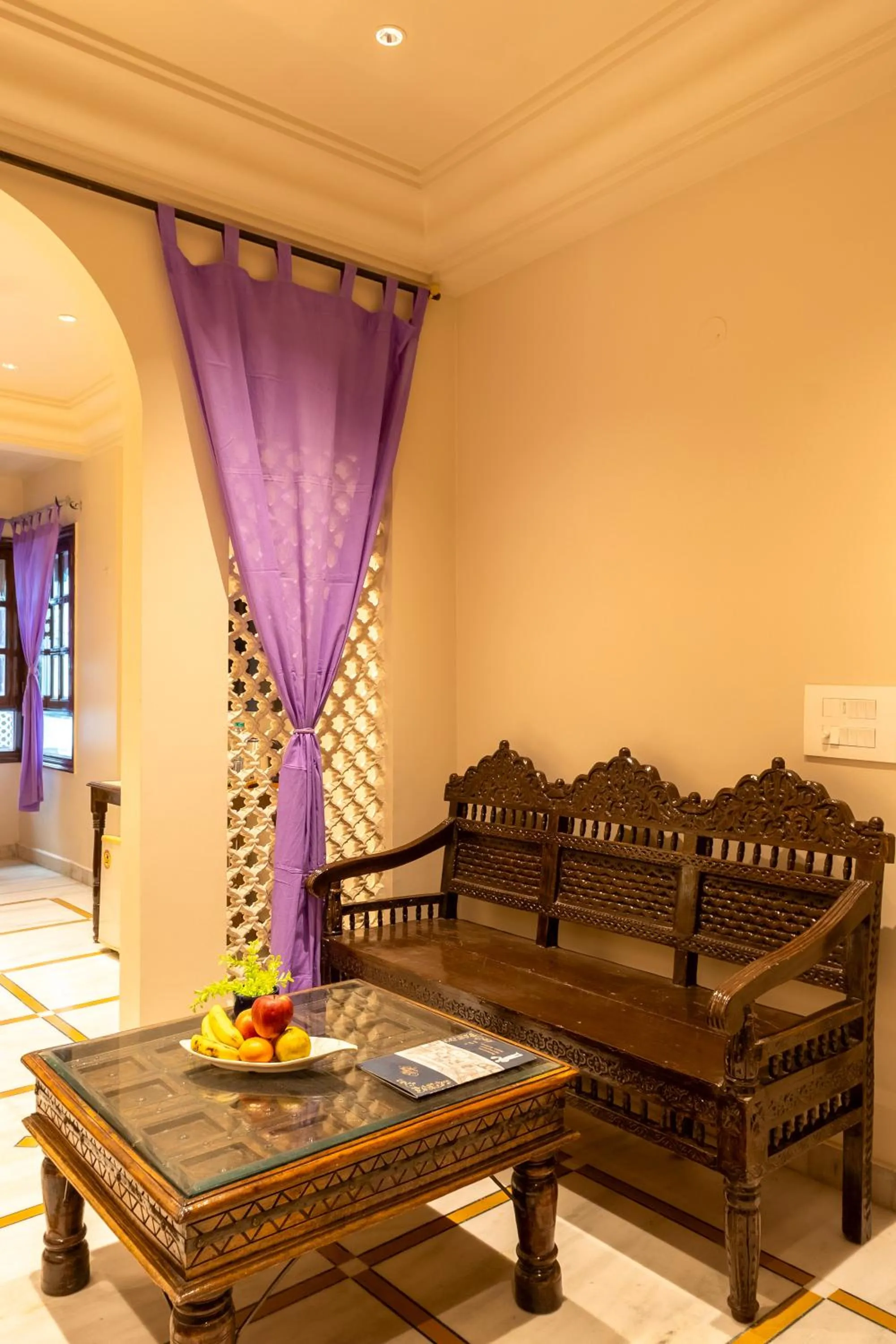 Bedroom in Jyoti Mahal - A Royal Heritage Hotel - Award Winning Hotel - Close to Connaught Place