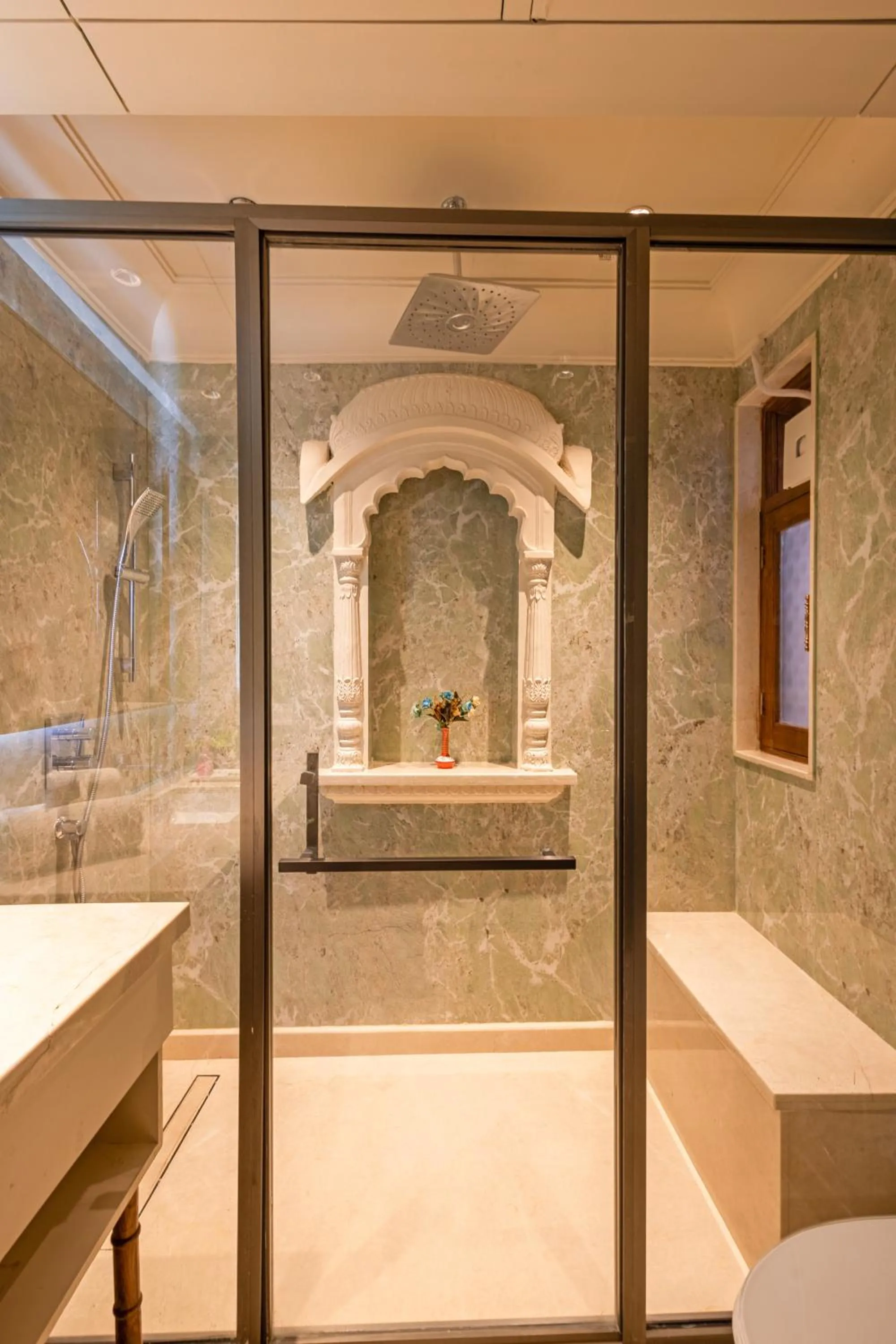 Bedroom in Jyoti Mahal - A Royal Heritage Hotel - Award Winning Hotel - Close to Connaught Place