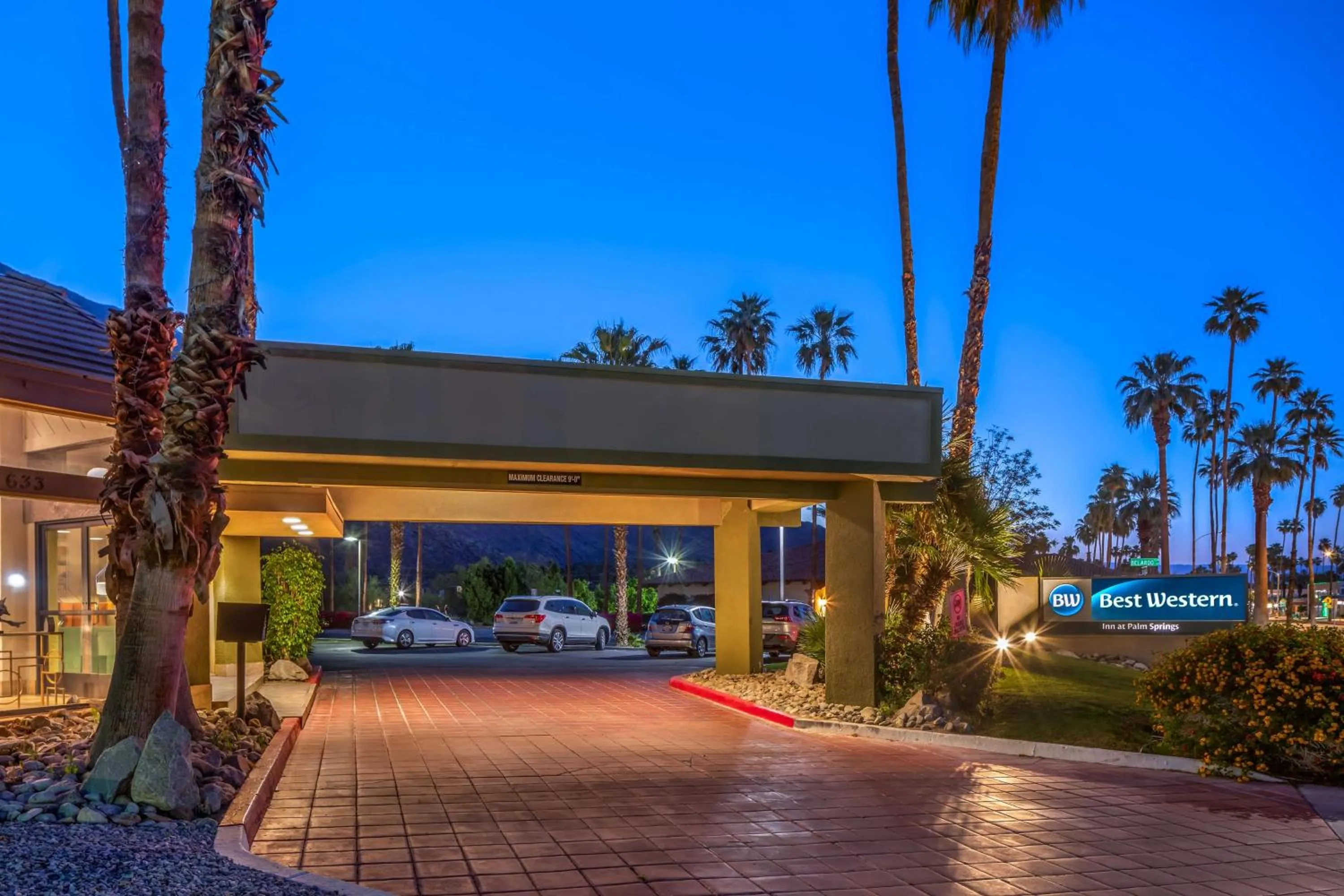 Property building in Best Western Inn at Palm Springs