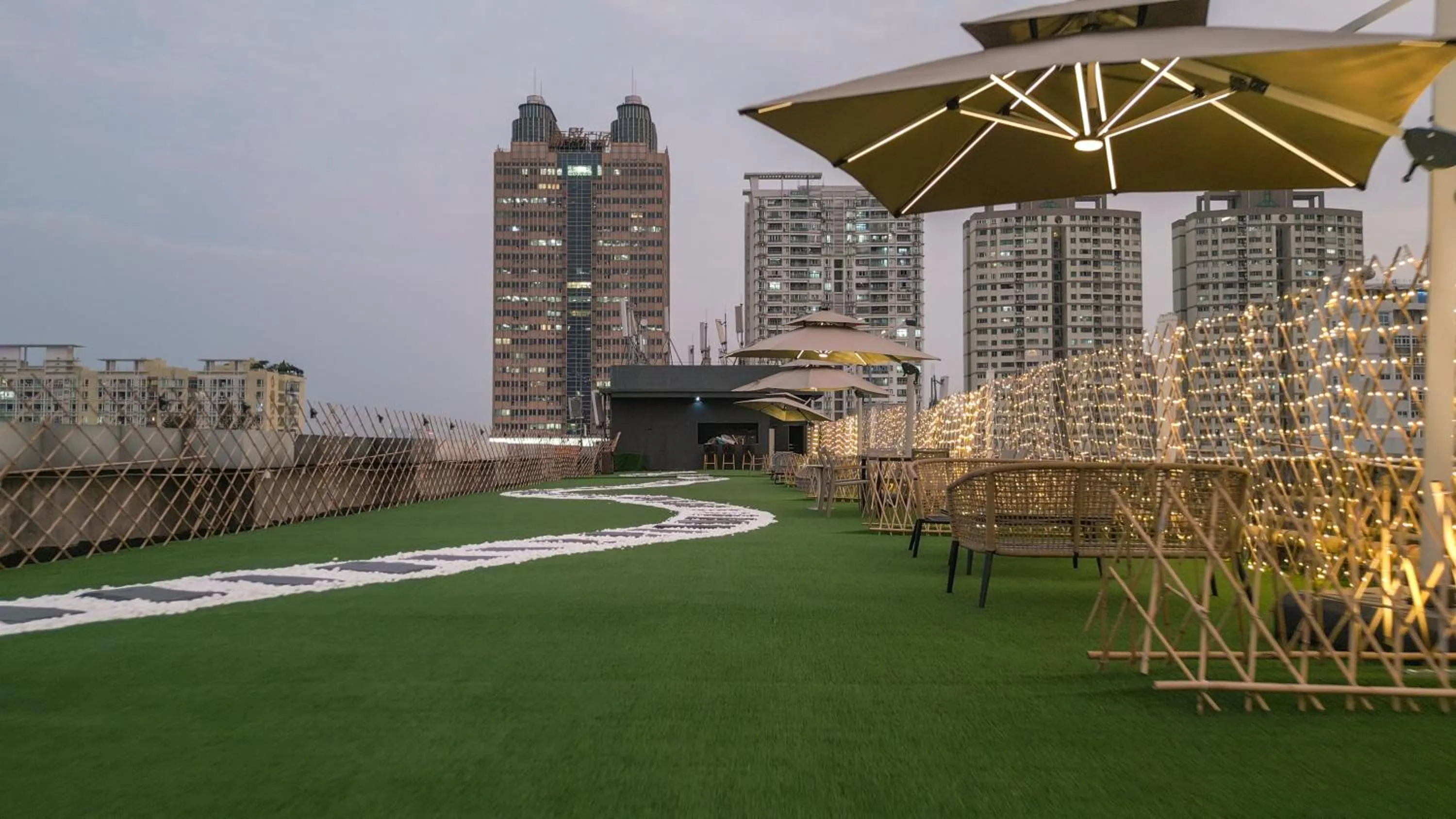 Garden in Arthur Hotel Canton Tower Guangzhou