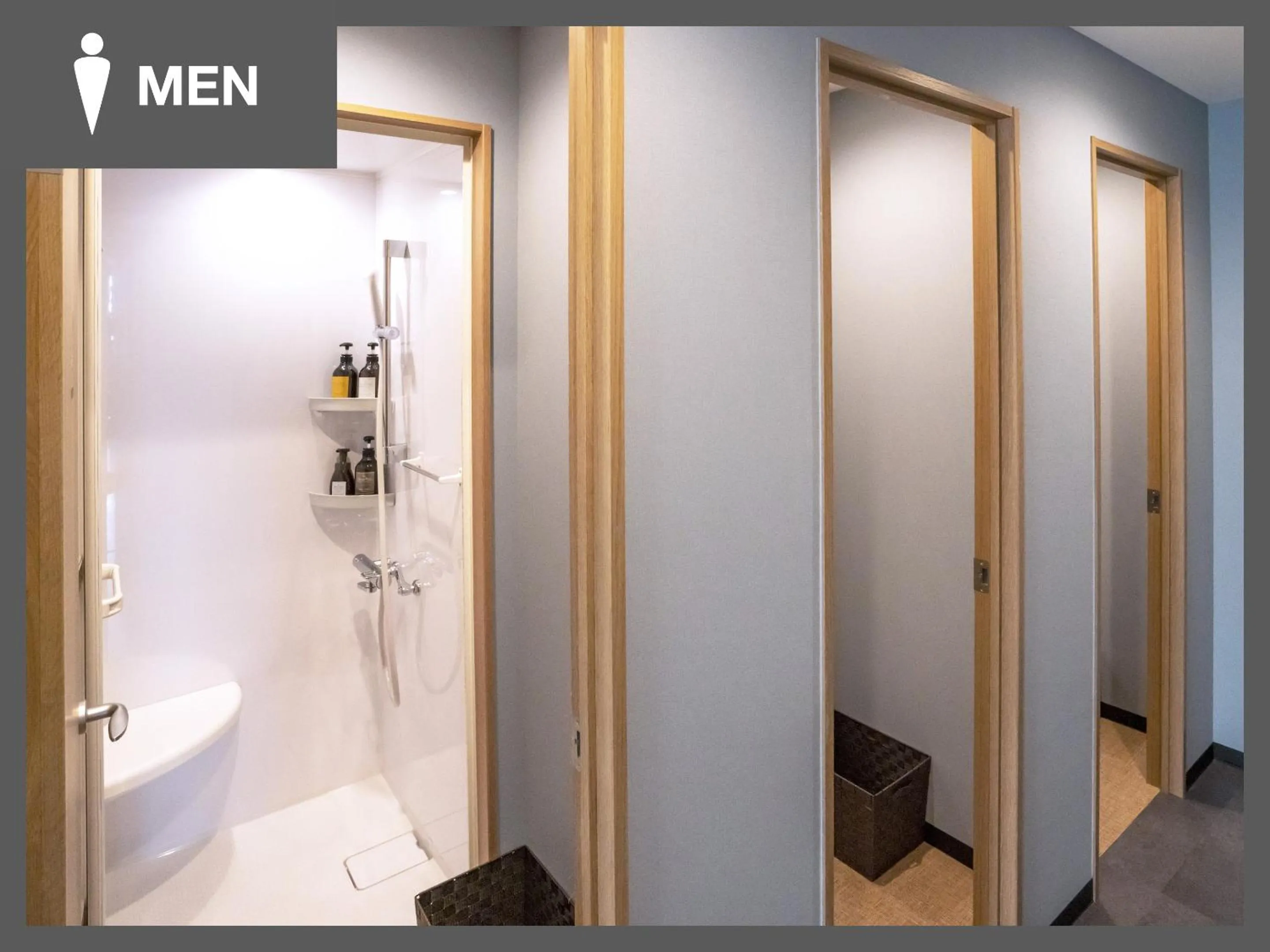 Shower in R9 Hostel Tochigi Ekimae - Male Only