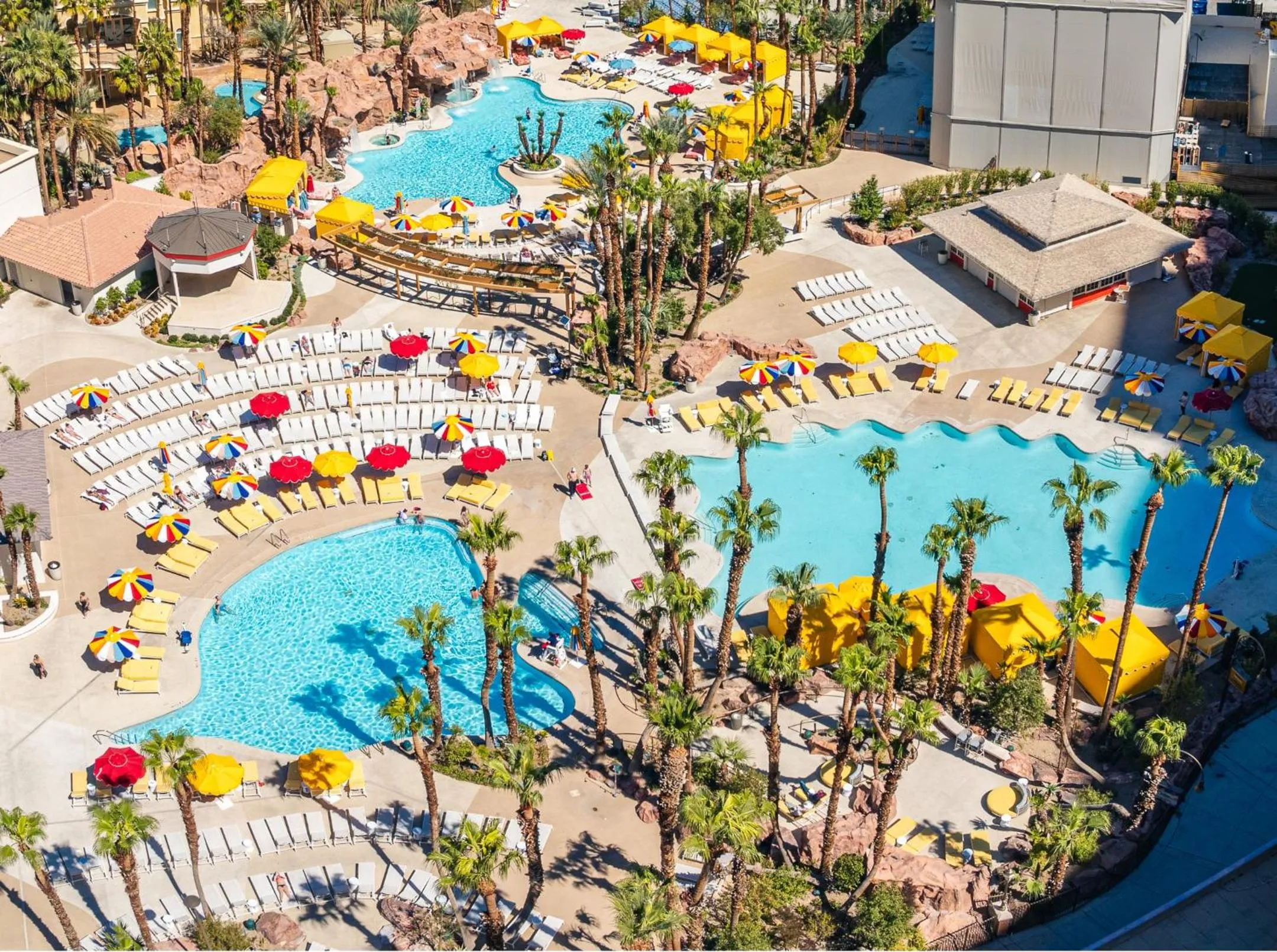 Pool view in Rio Hotel & Casino, a Destination by Hyatt Hotel