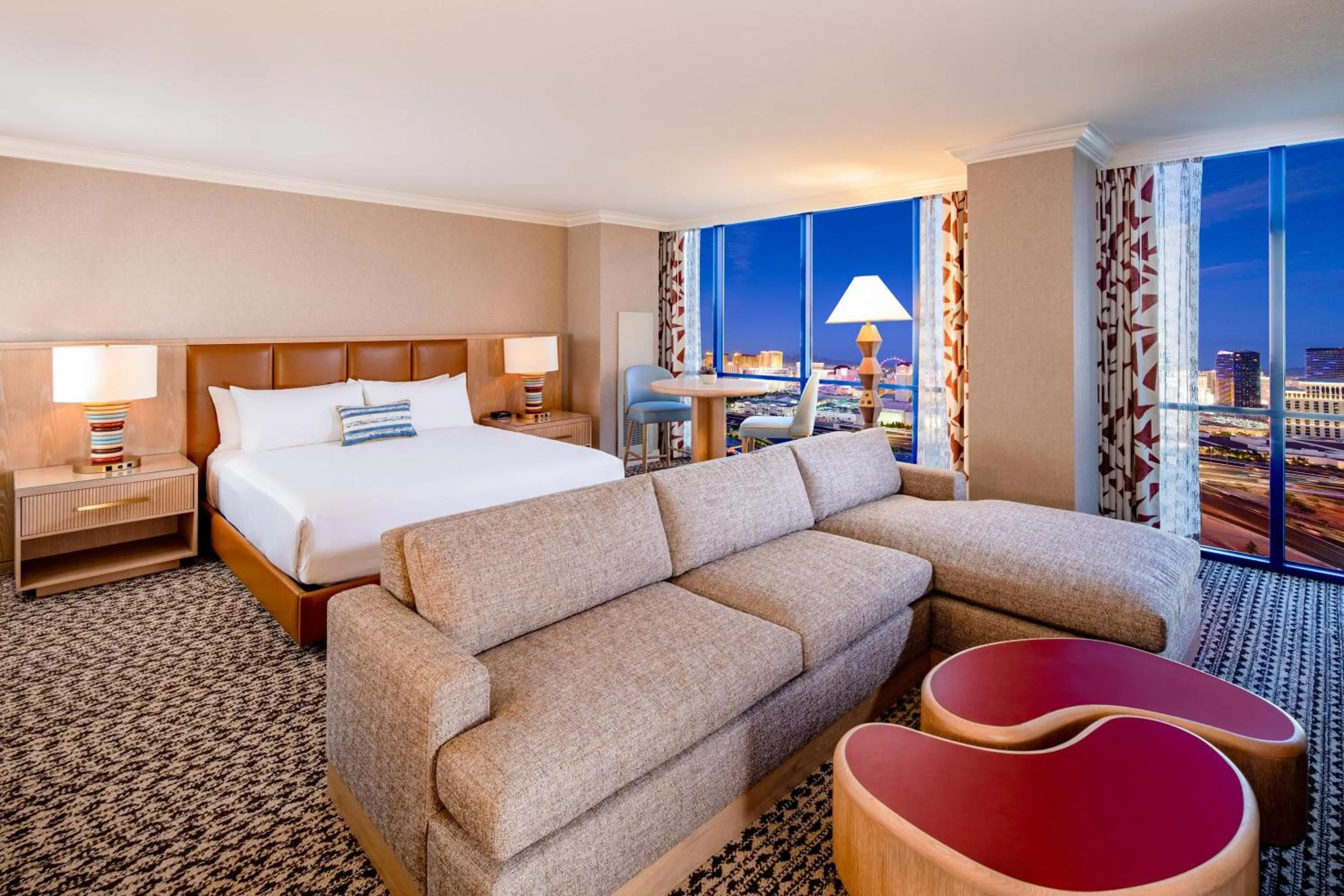Bedroom, Bed in Rio Hotel & Casino, a Destination by Hyatt Hotel