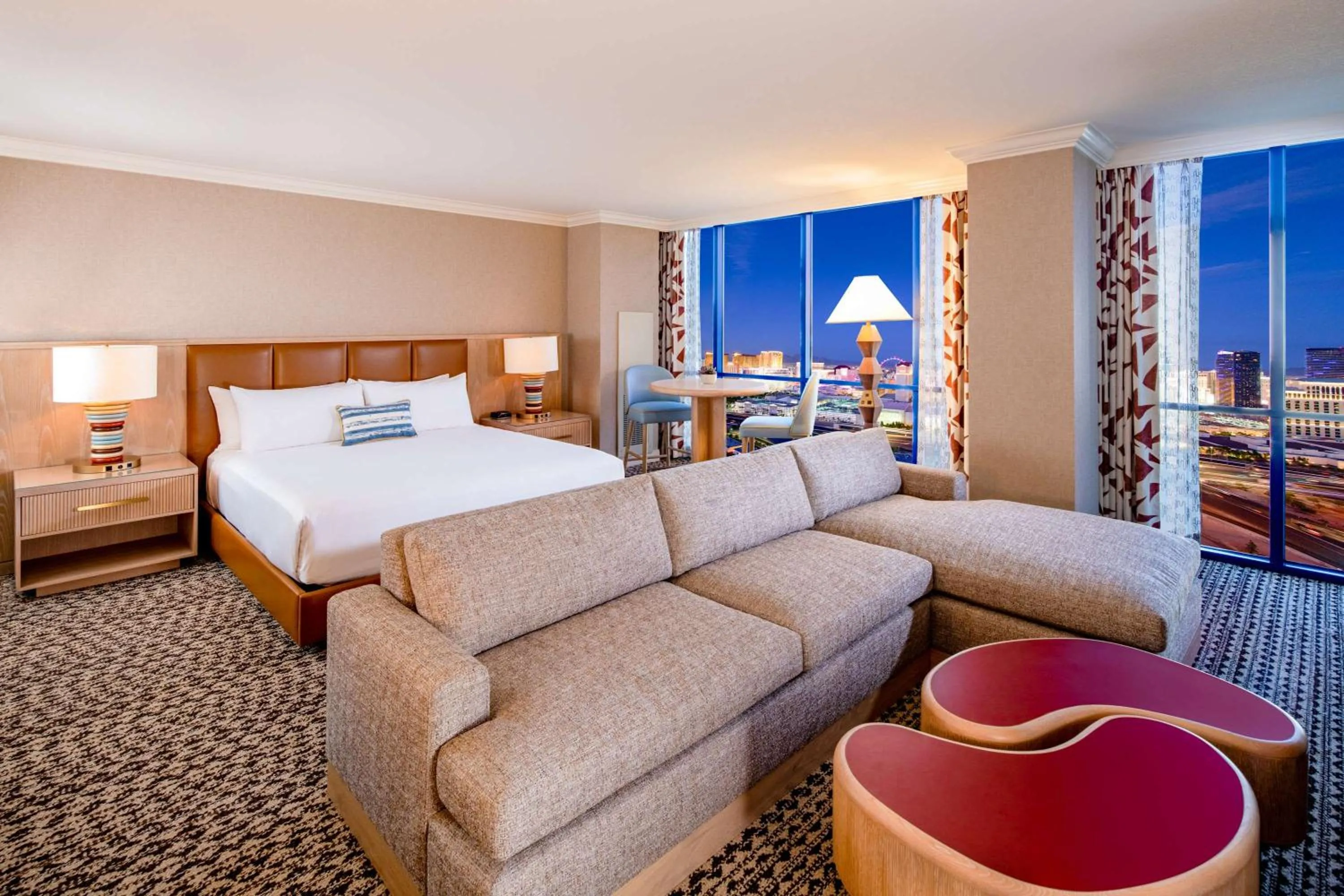 Bedroom, Bed in Rio Hotel & Casino, a Destination by Hyatt Hotel