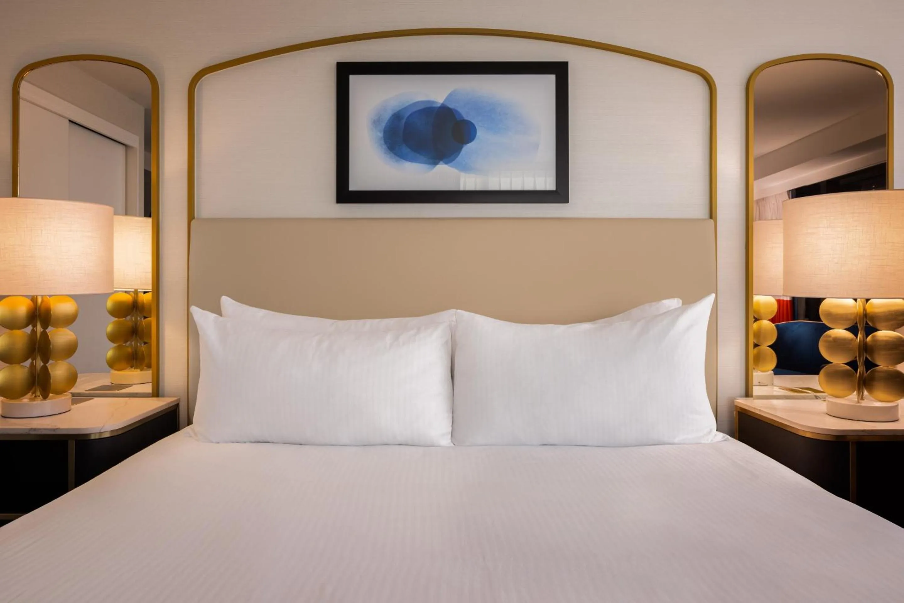 Bed in Paris Las Vegas Hotel & Casino