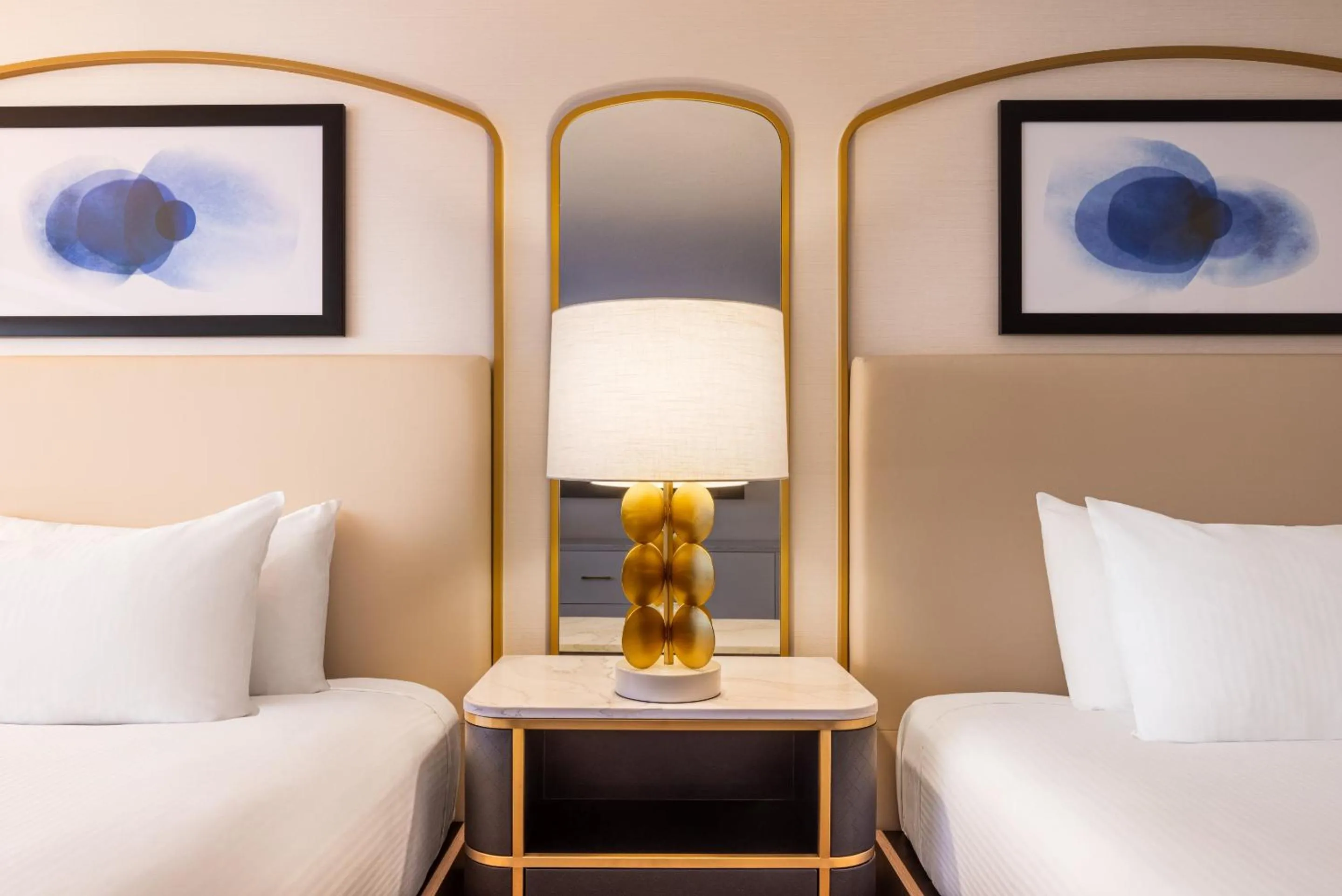 Bed in Paris Las Vegas Hotel & Casino