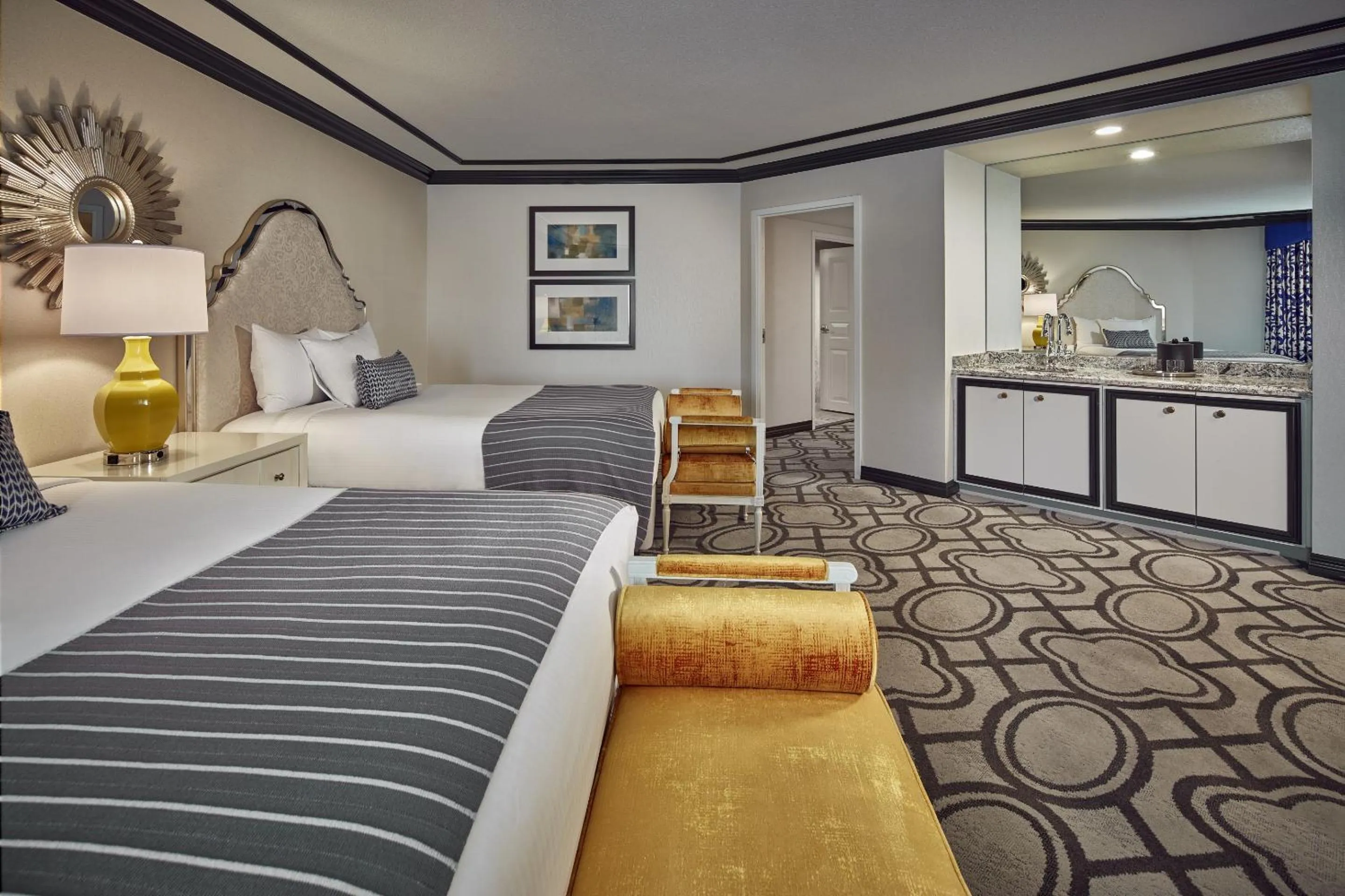 Bedroom, Bed in Paris Las Vegas Hotel & Casino