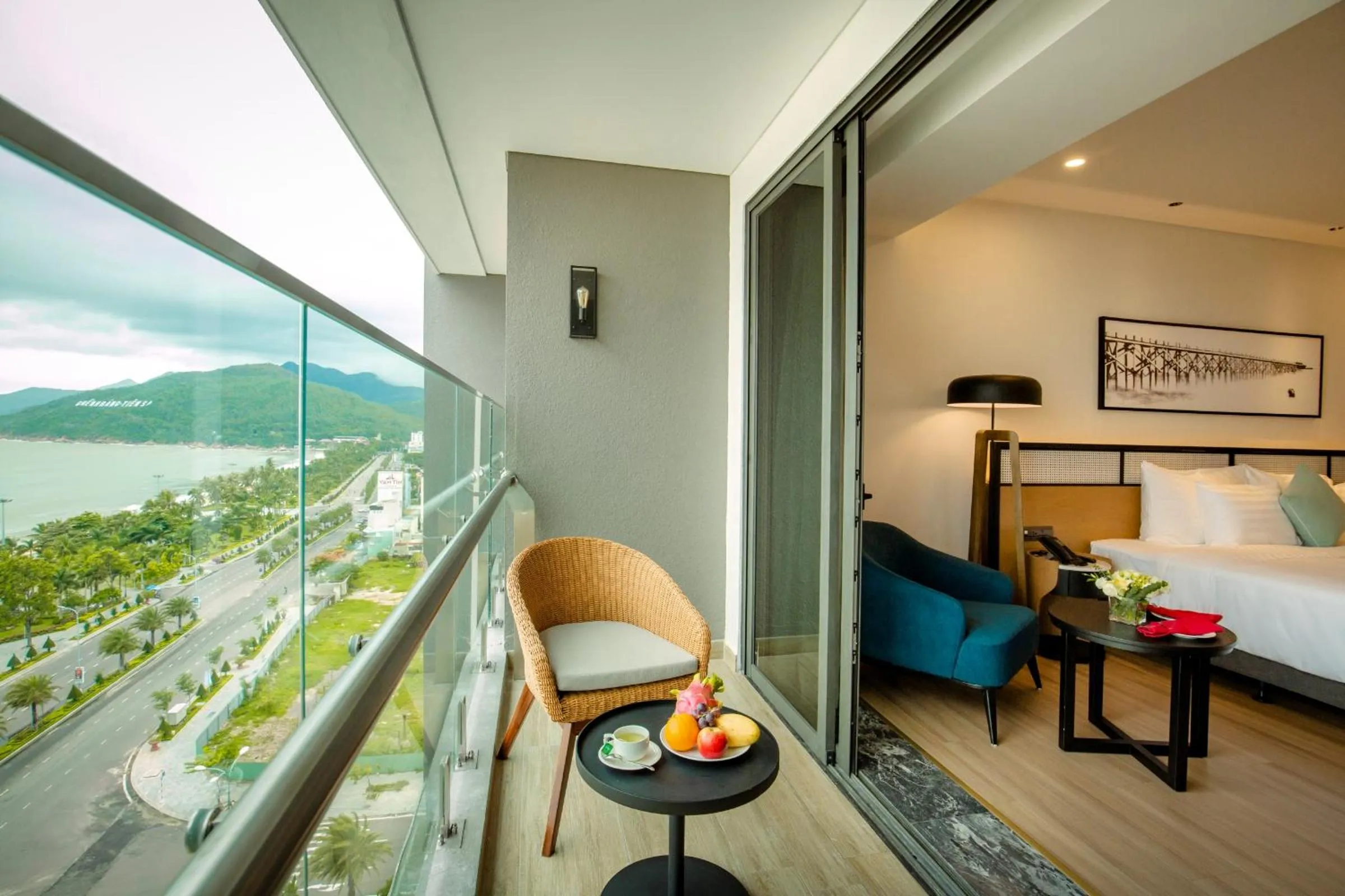 Balcony/Terrace, Bed in FLC City Hotel Beach Quy Nhon