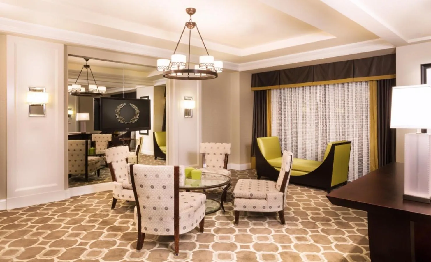 Seating area in Caesars Palace Hotel & Casino