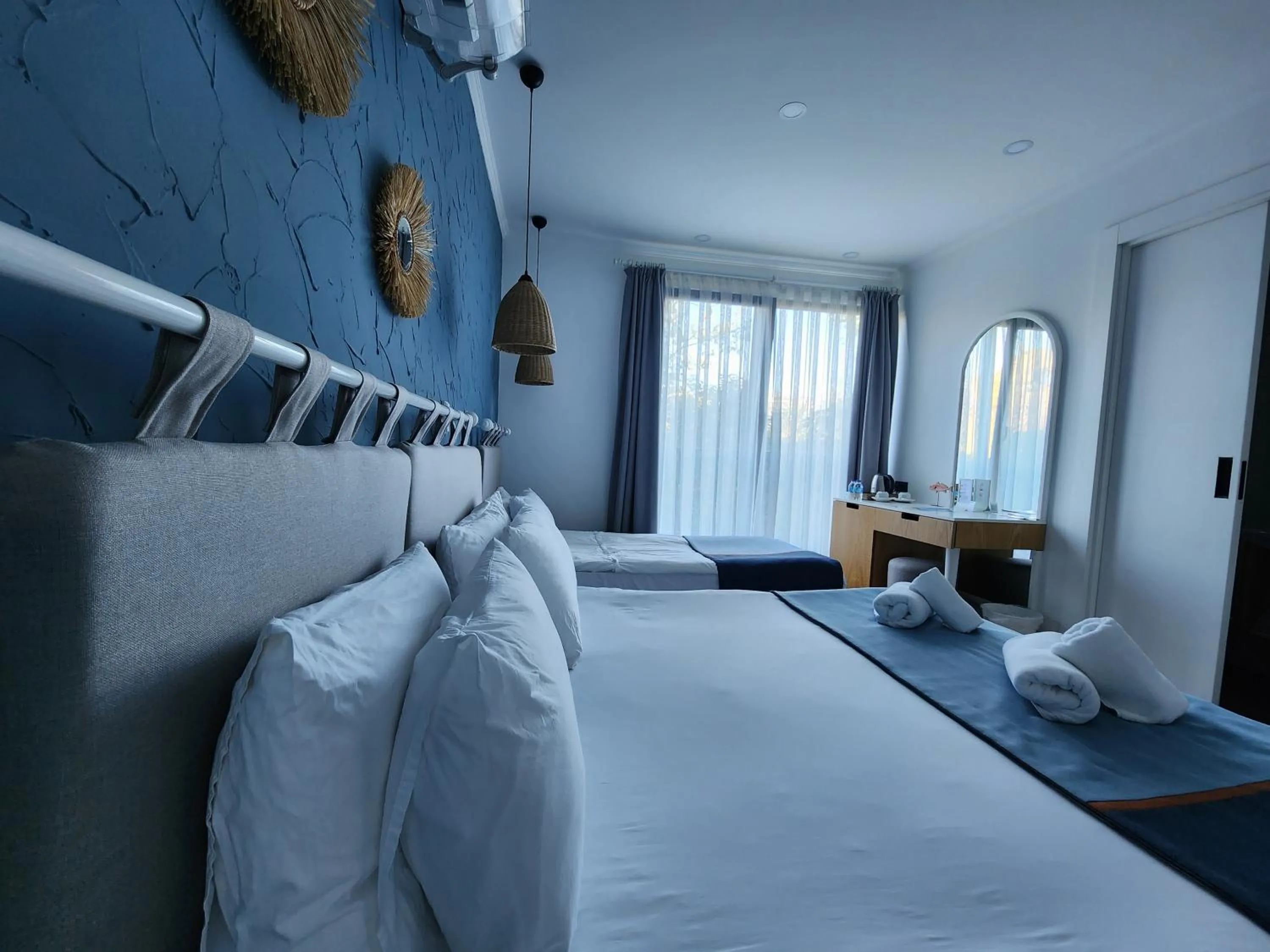 Bed in Park Hotel Rooms & Apart