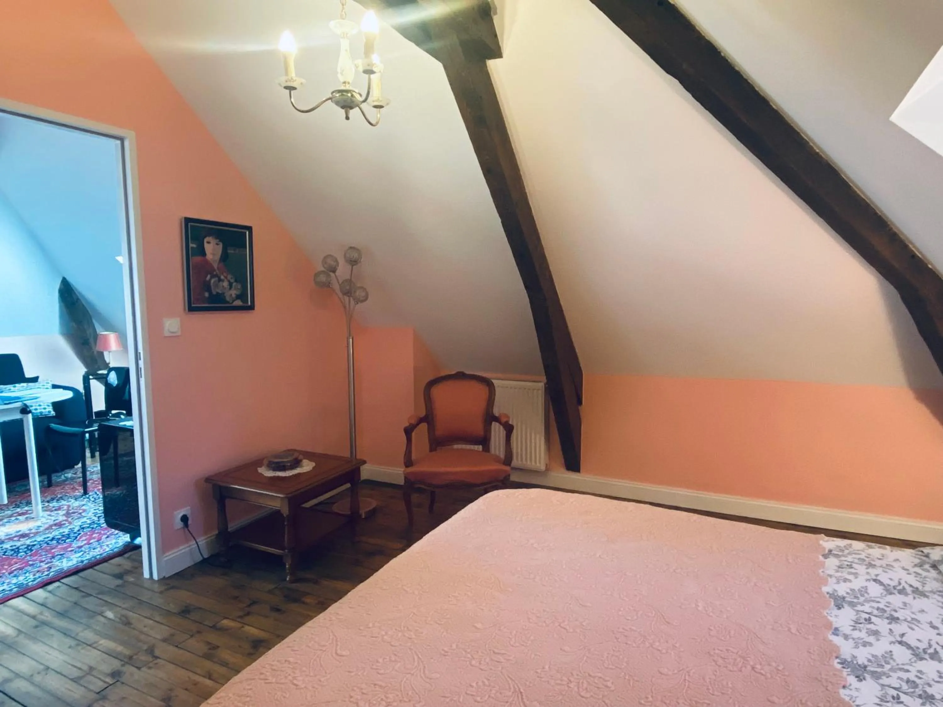 Bed in Logis Vélès