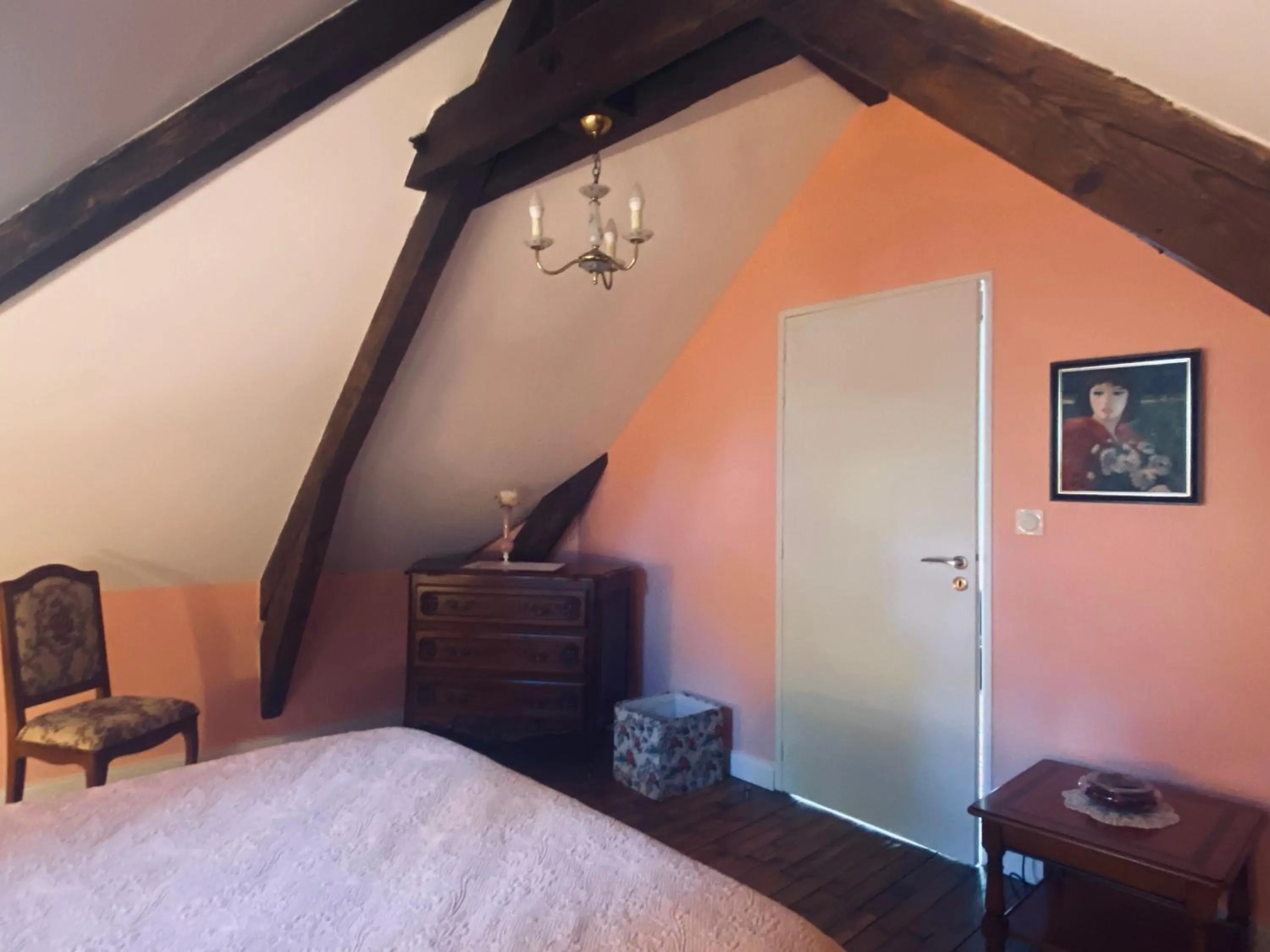 Photo of the whole room, Bed in Logis Vélès