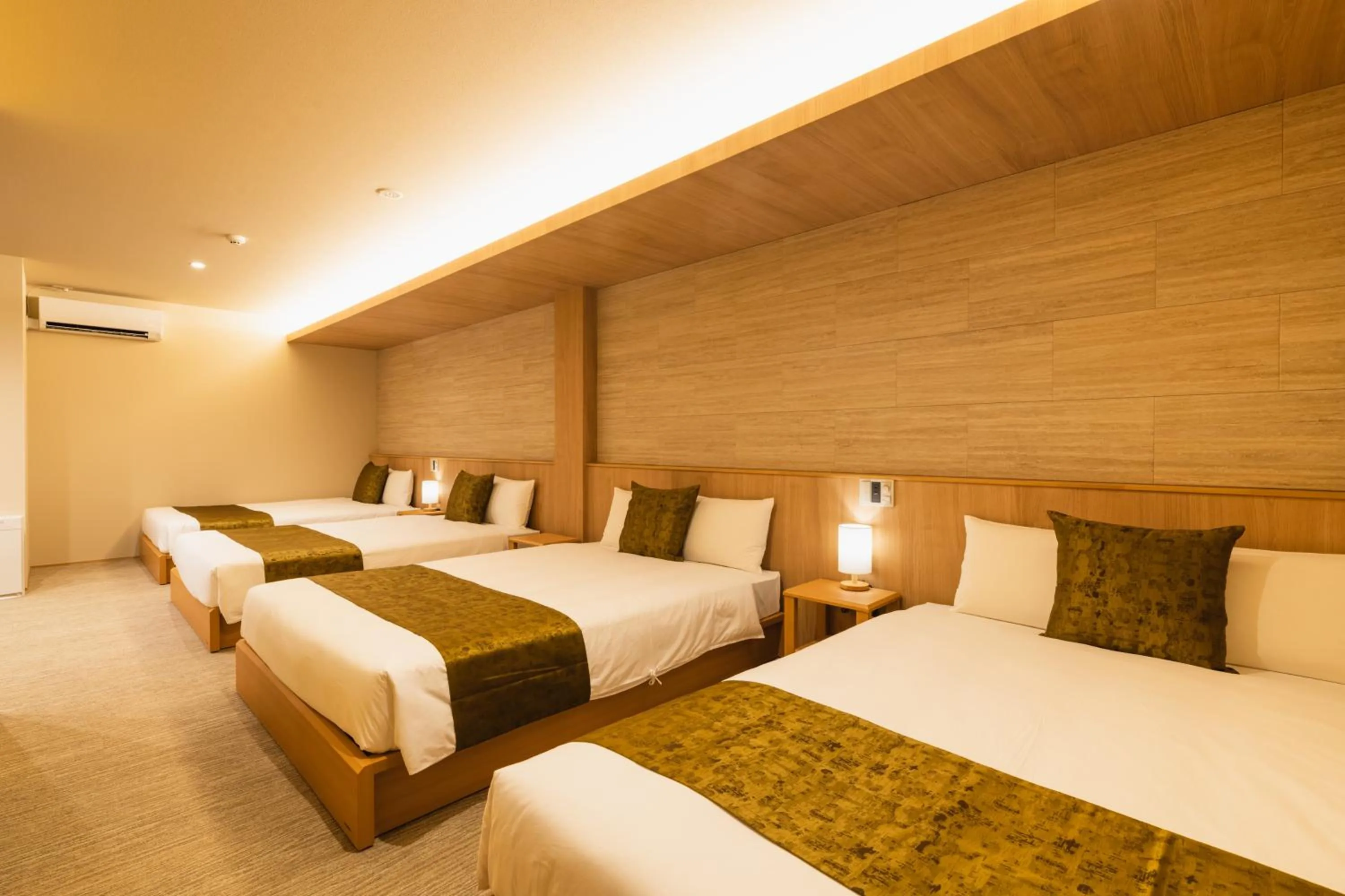 Photo of the whole room, Bed in GRAND BASE Nagasaki Nakamachi