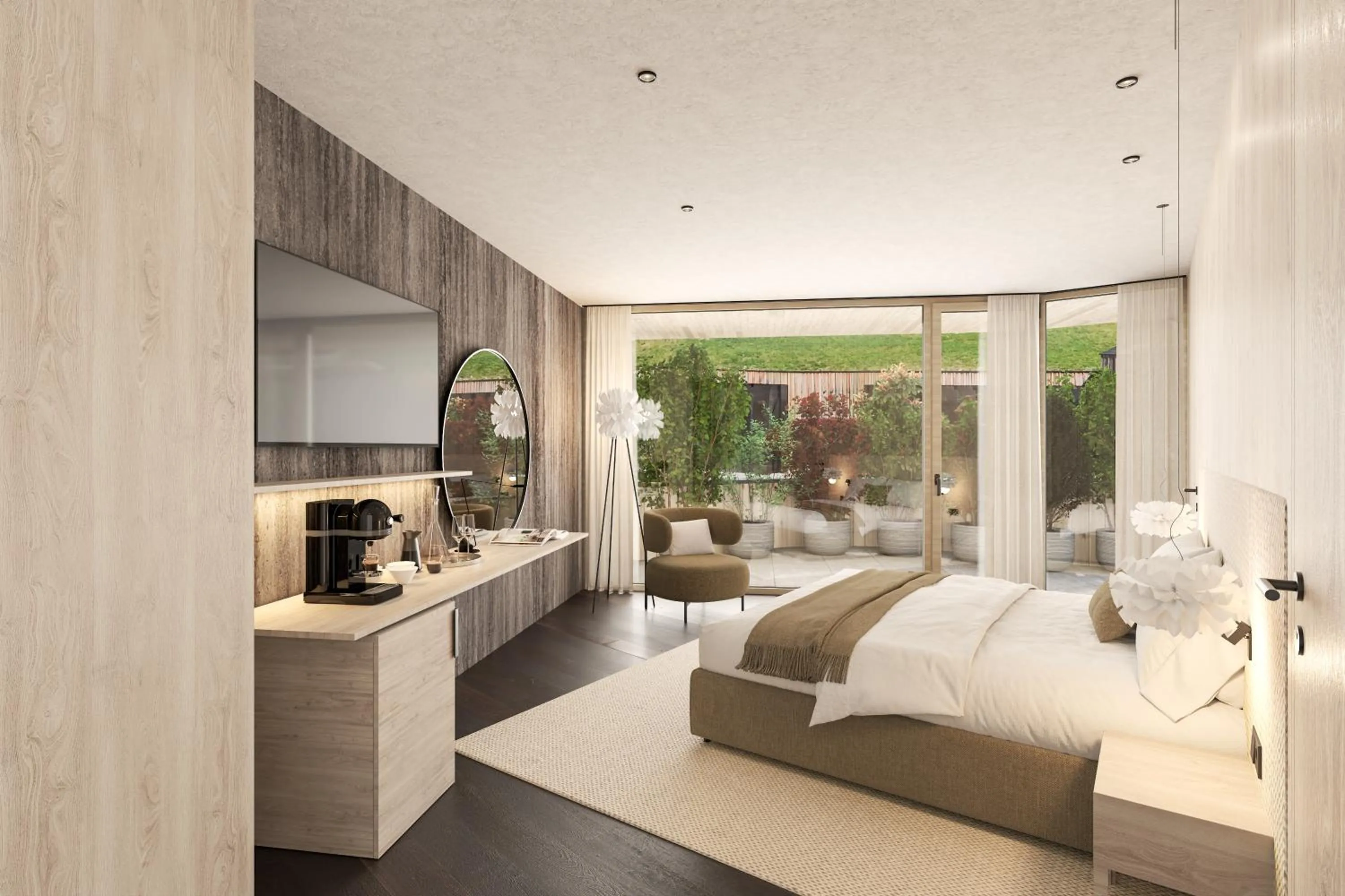 Bed in Torghele's Wald & Fluh