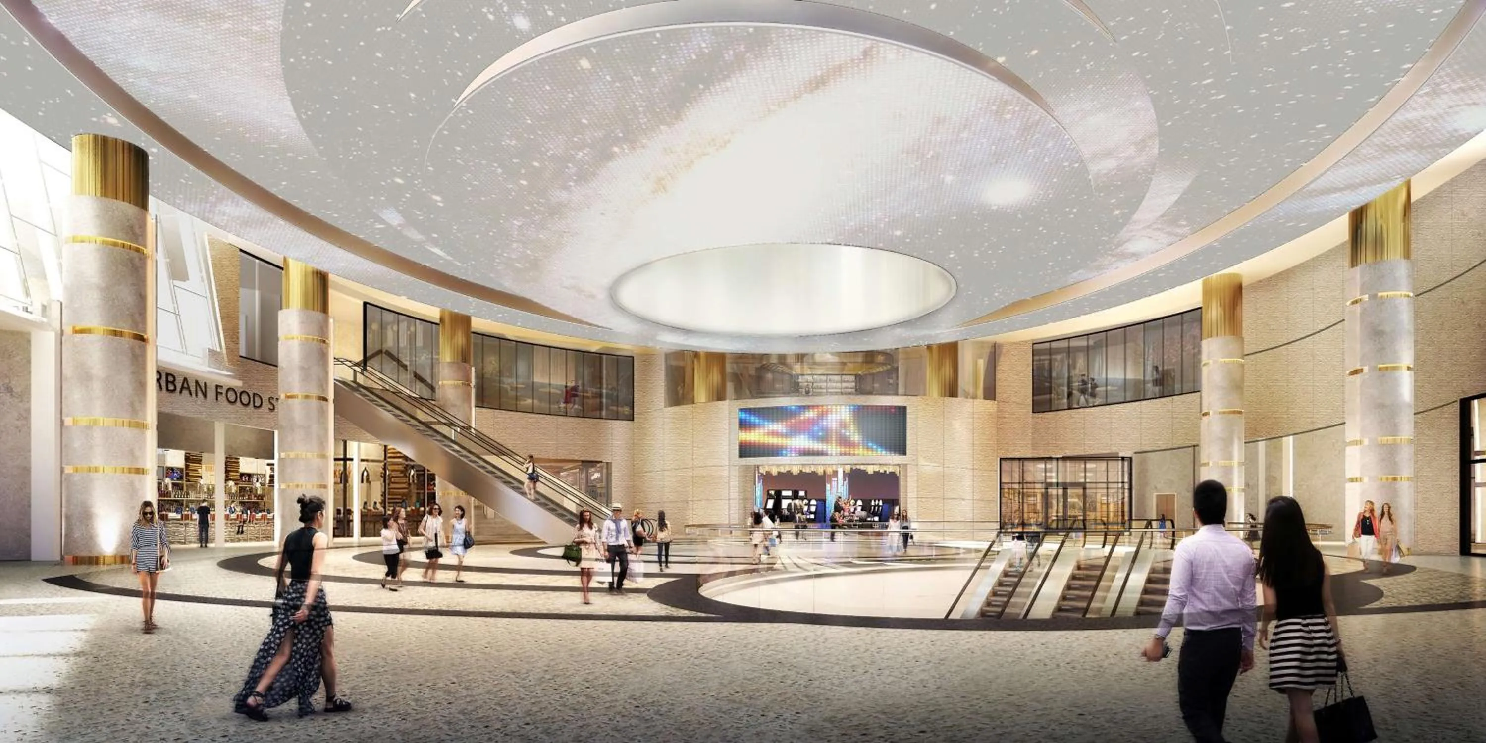 Lobby or reception in Hyatt Regency JFK Airport at Resorts World New York