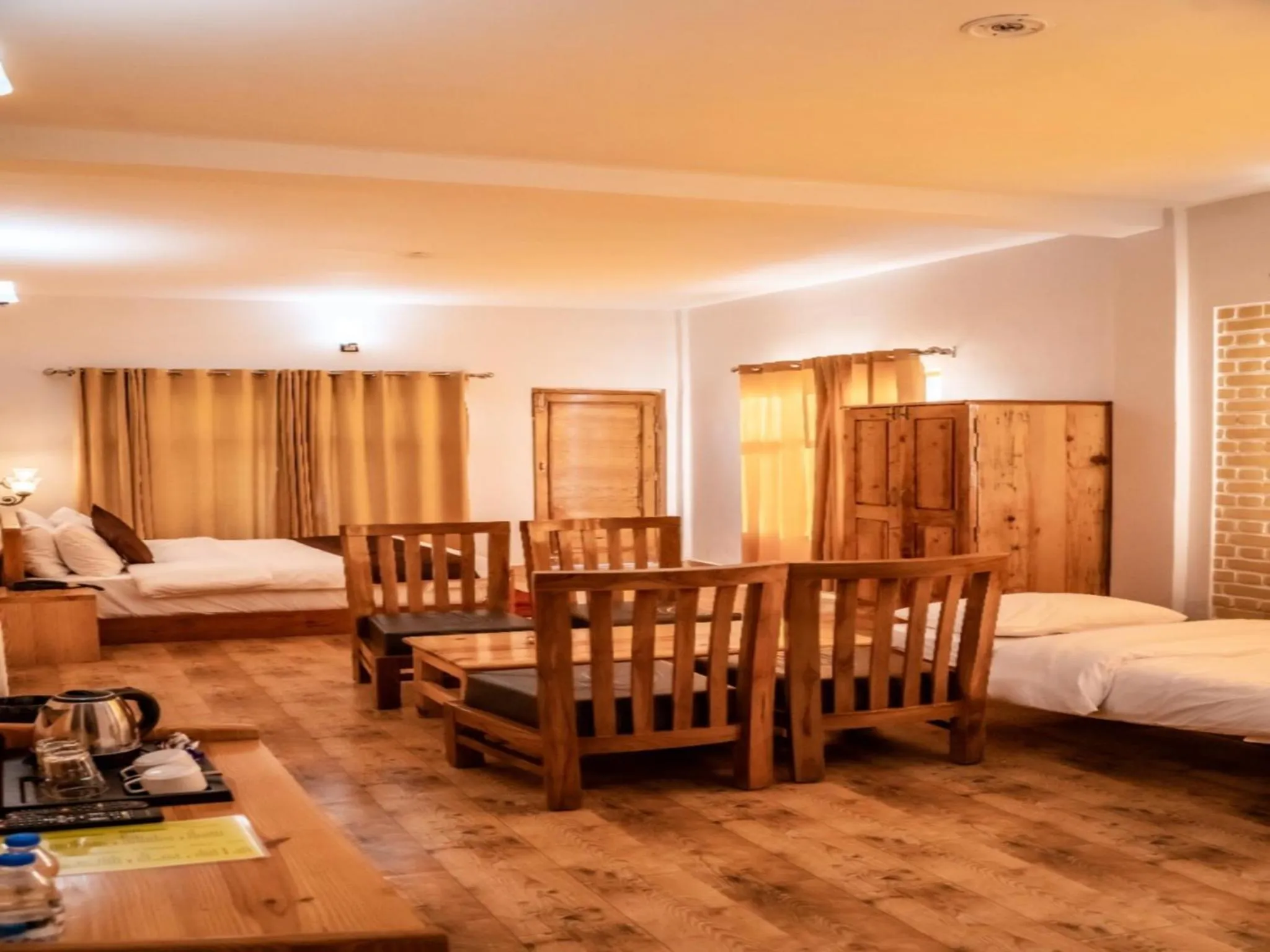 Bedroom, Bed in LA Riqueza Kanatal - Mountain View Rooms - Best Location - Amazing Food - Close to Jungle Safari & Adventure Activities