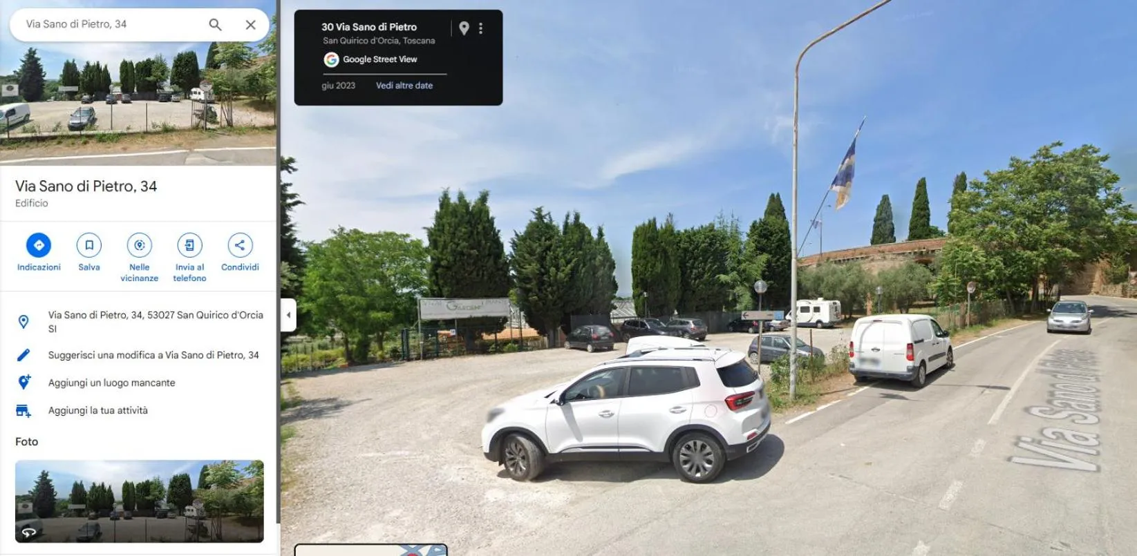 Parking in b&b BORGO CAPITANO COLLECTION Albergo diffuso - Centro Storico