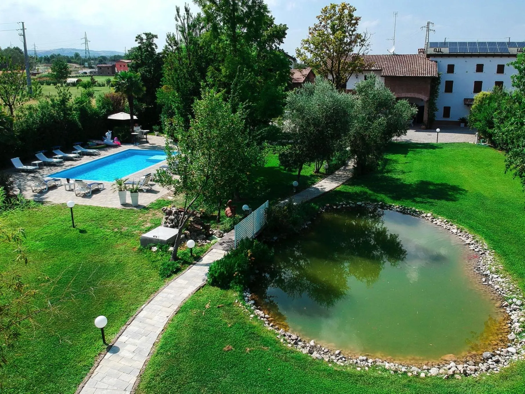 Lake view in Ca' Ross