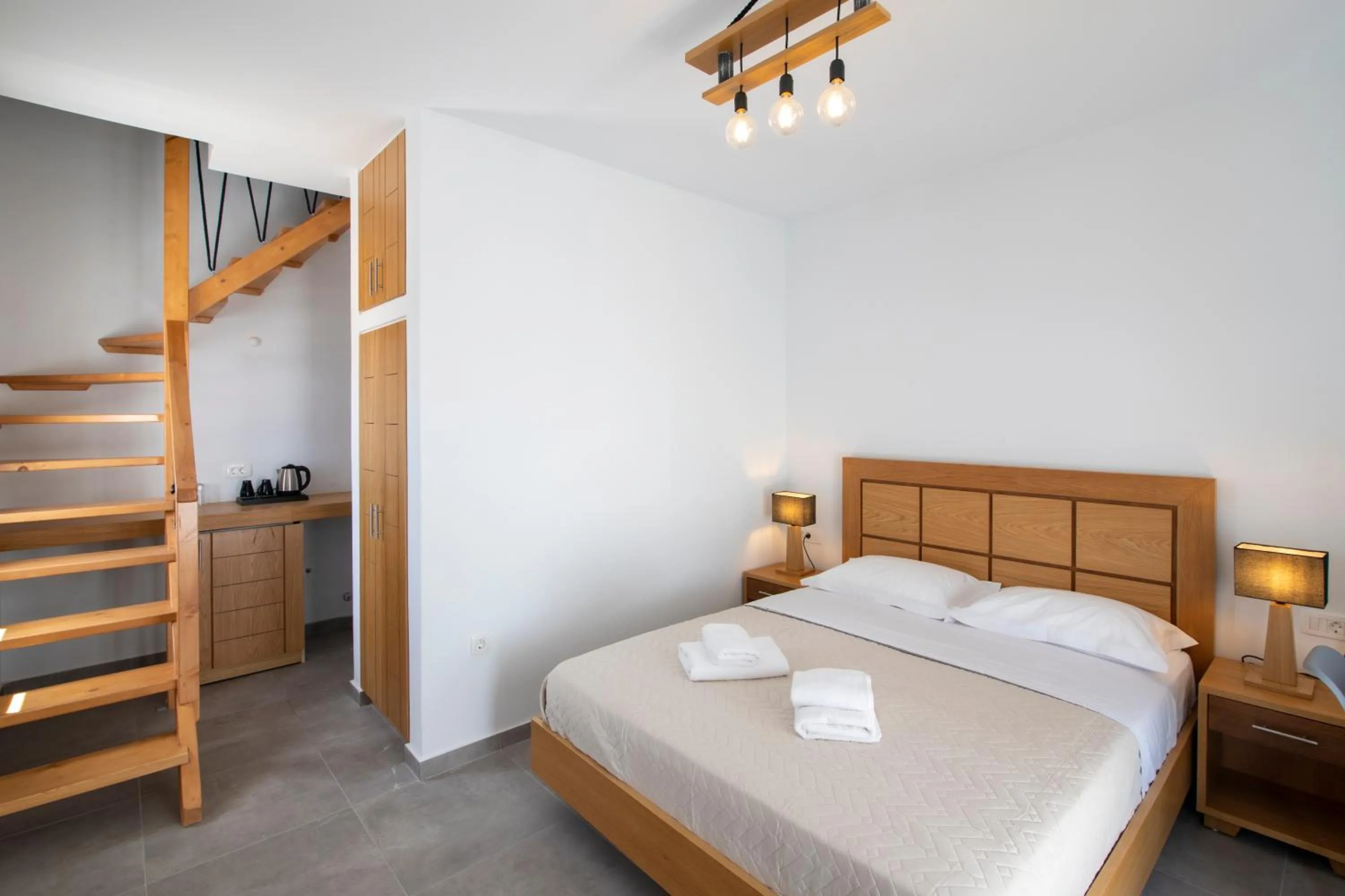 Bed in Petra Aqua Villa